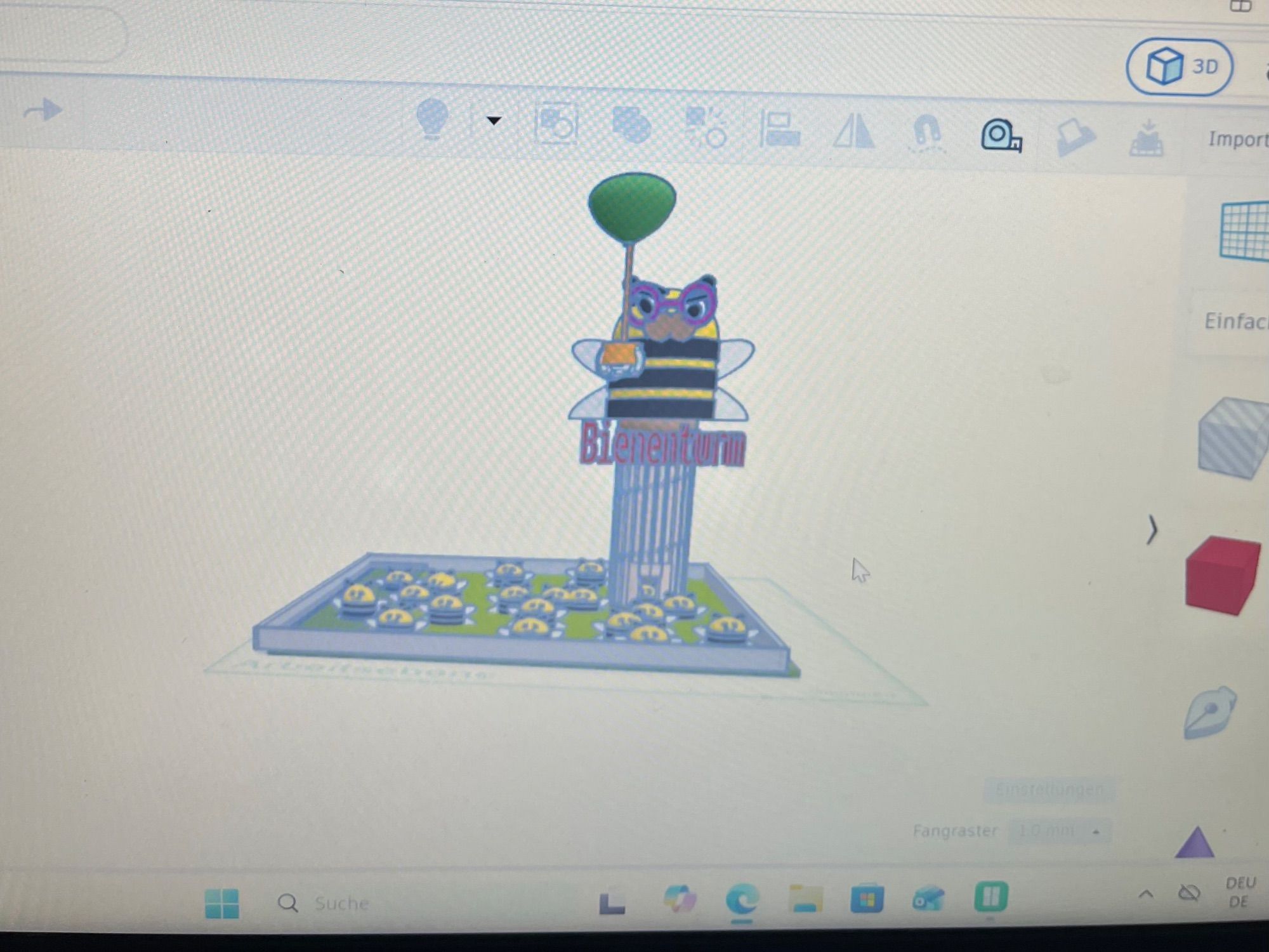 So sieht ein Design am Computer aus.