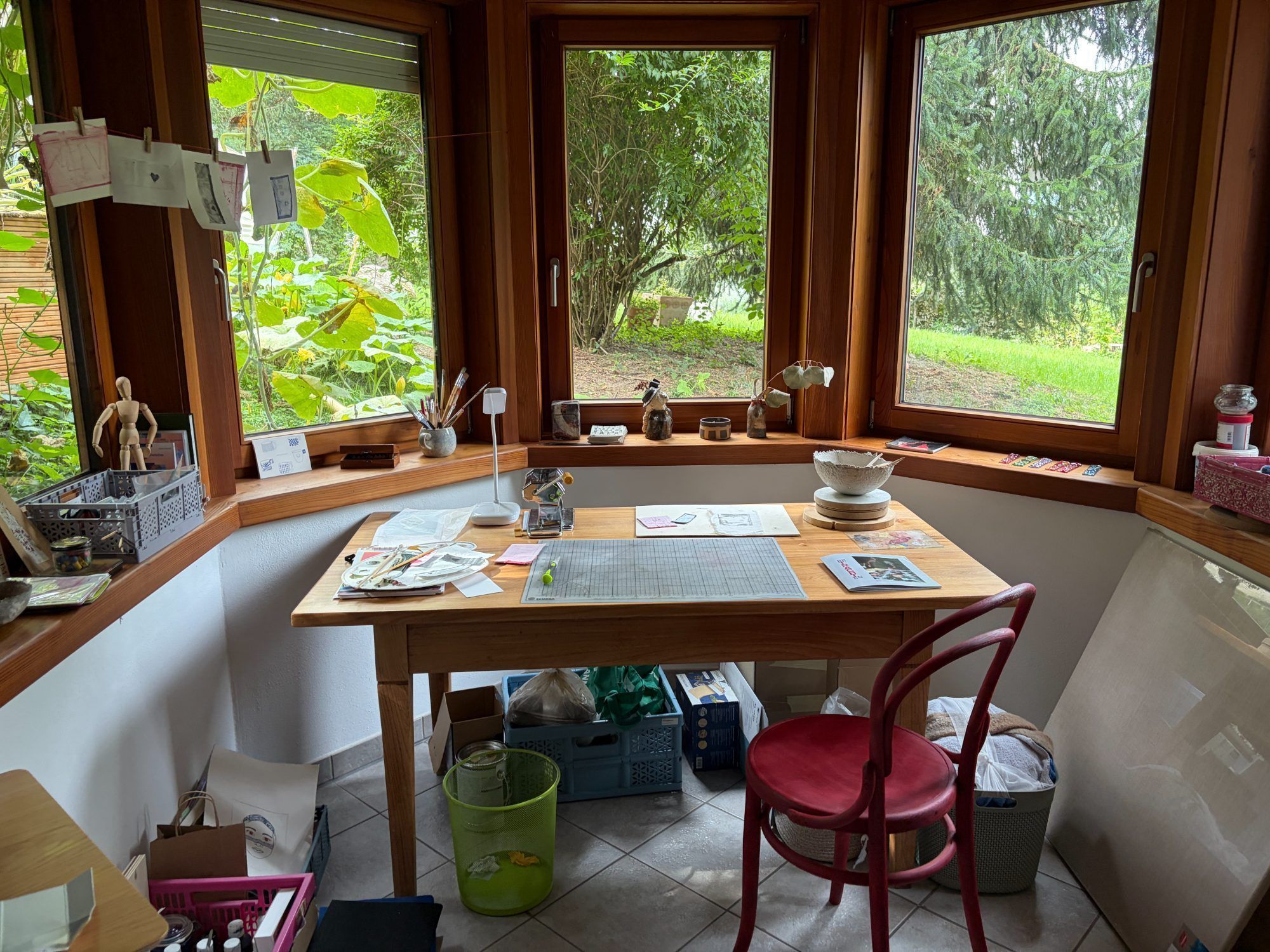 Ein Blick aus Leas Atelier