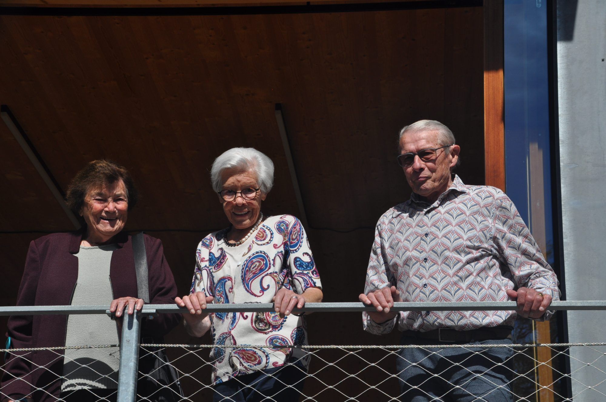 4. Eugenie Pfefferkorn, Roswitha und Elmar Mäser