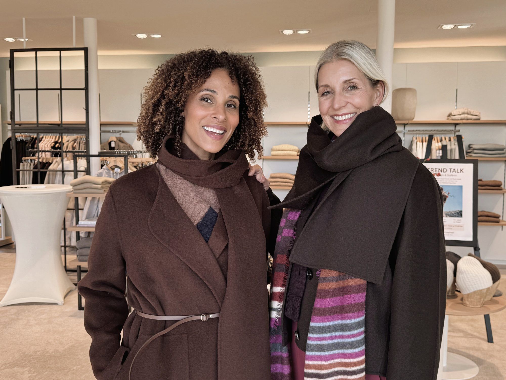 Die Models Ramona und Barbara präsentierten die neue Kollektion.