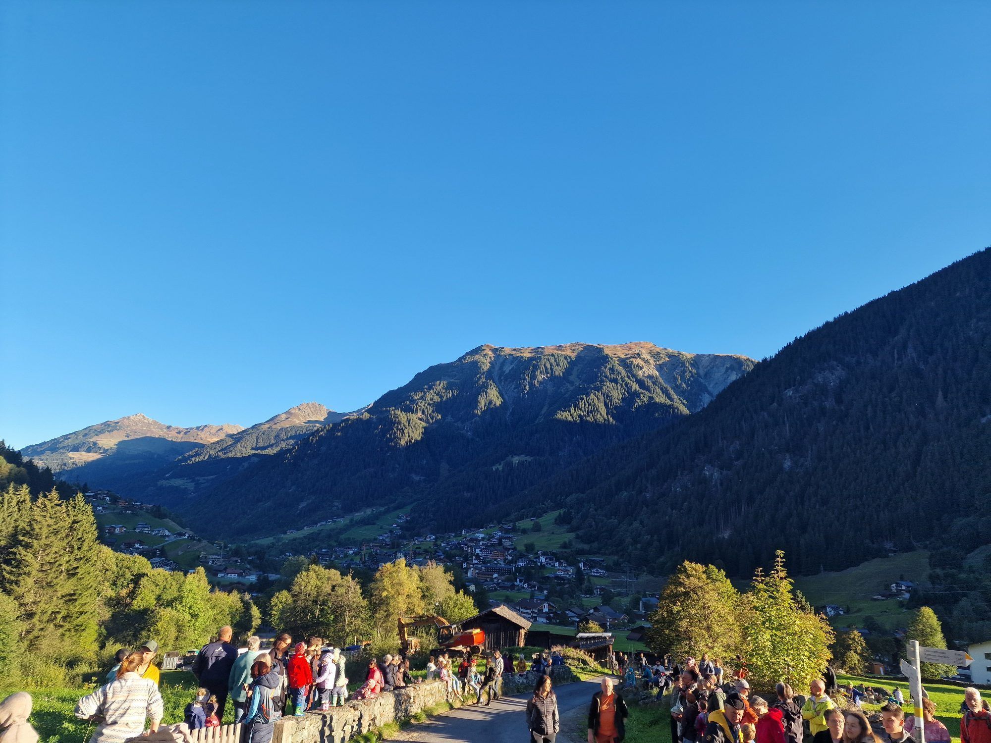 Das war die Schafscheide Garnera in Gaschurn.