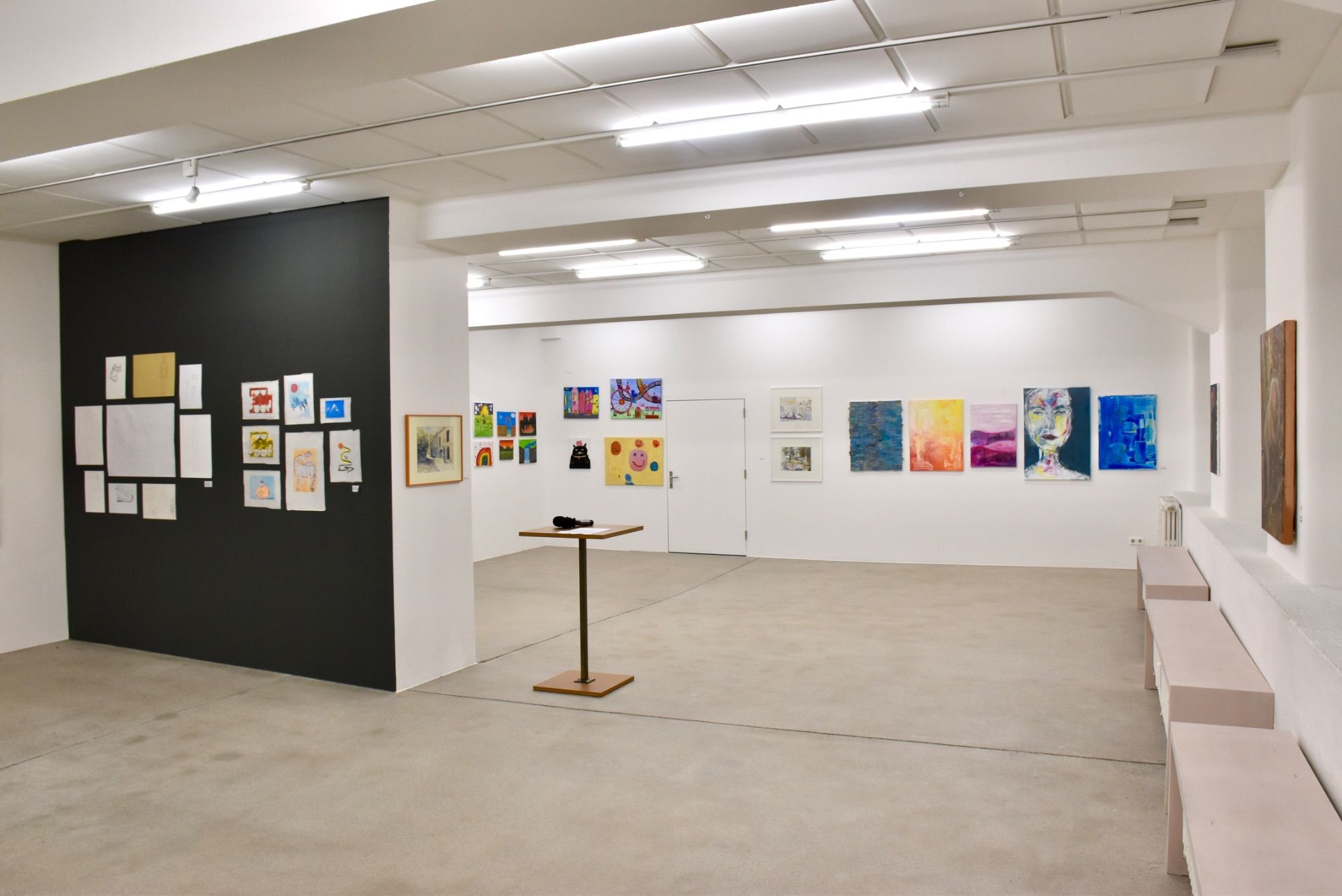 Blick ins Kunstforum Montafon in Schruns.