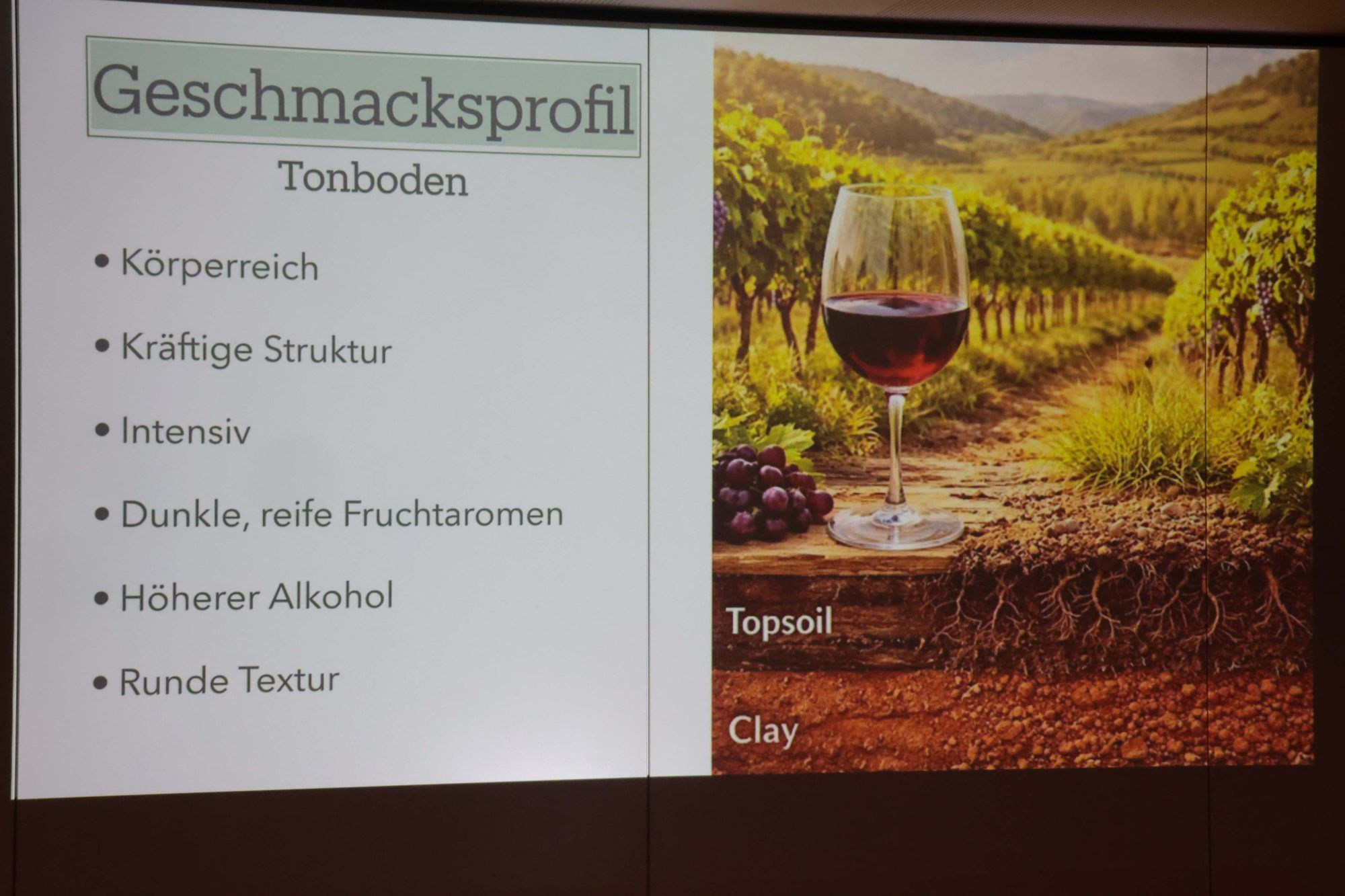 Eidnrücke vom sehr interessanten, informativen und aromenreichen Abend