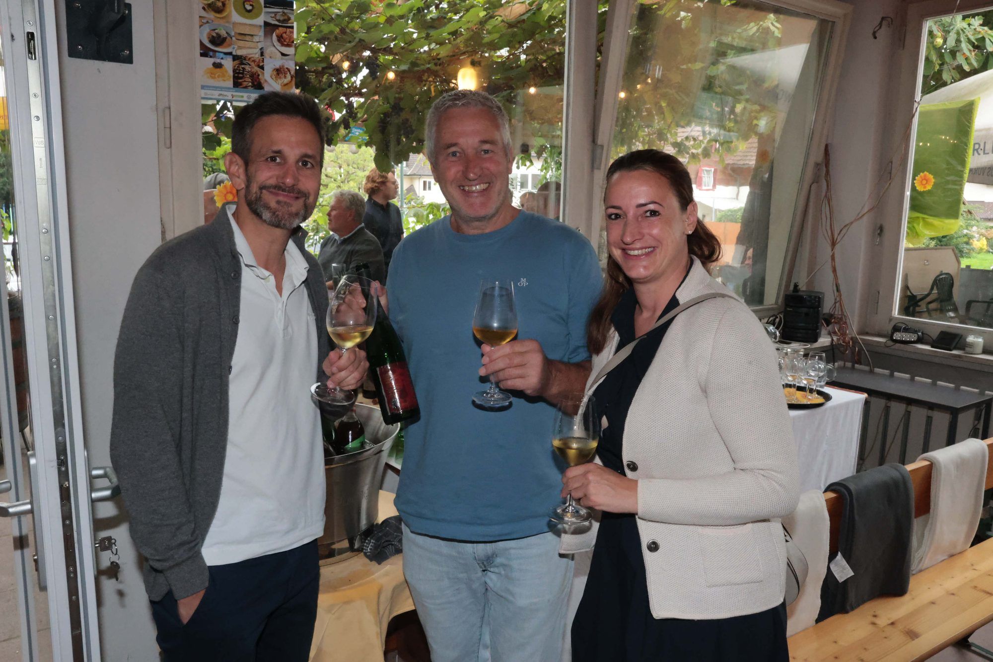 Patrick Grabher, Robert Ritter und Isabel Grabher.