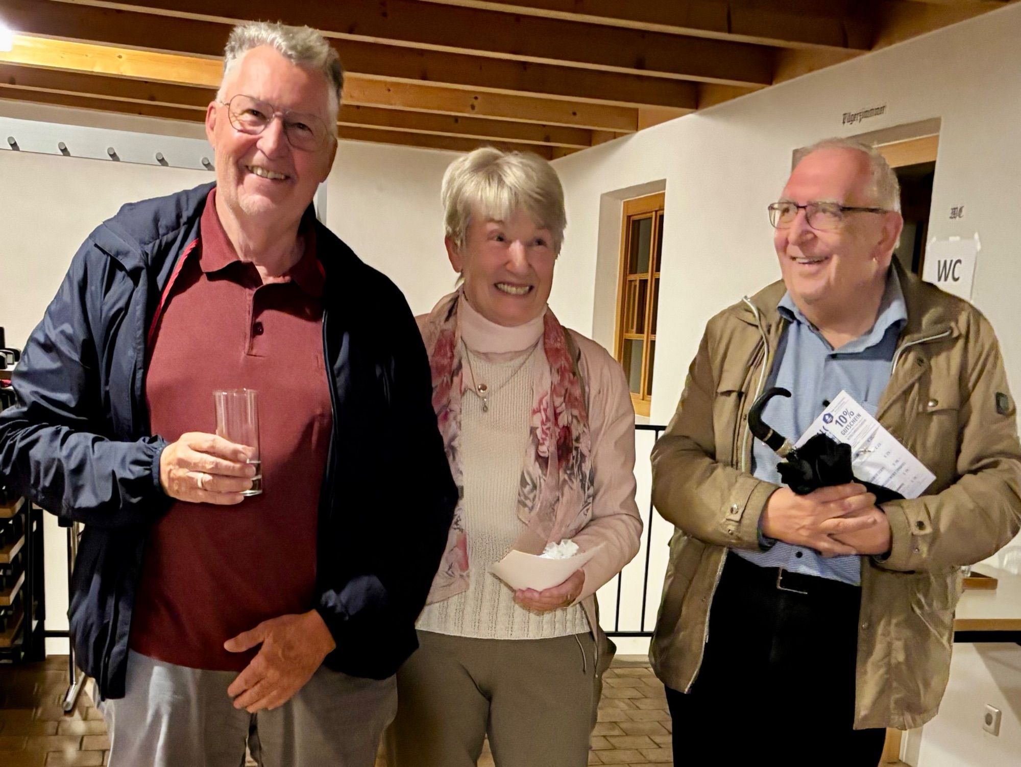 Helmut Koch, Roswitha Koch und Dr. Helmut Jarosik nahmen an der Veranstaltung teil.