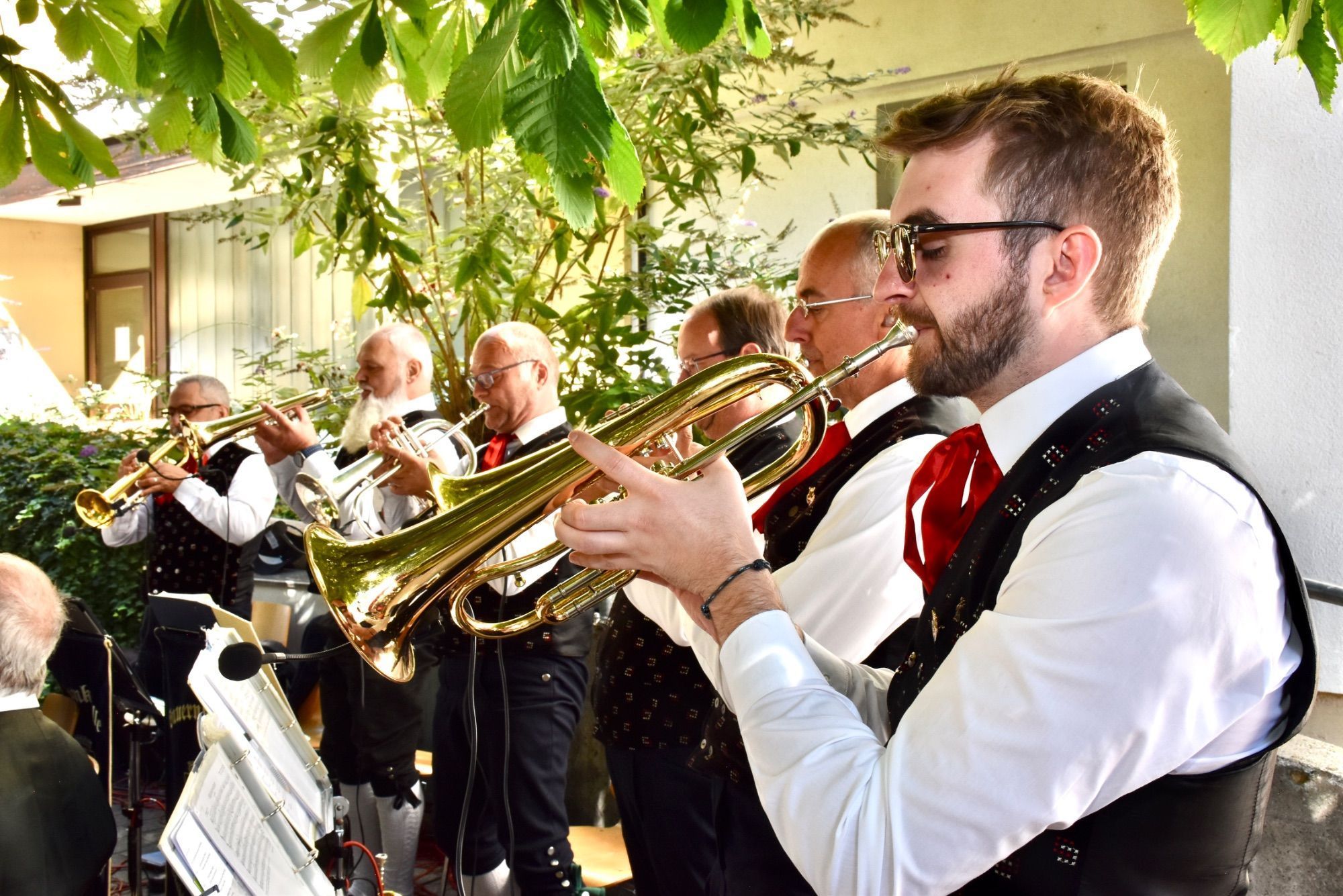 Städtle-Frühschoppen der Stadtmusik Bludenz im Bayrischen Garten.