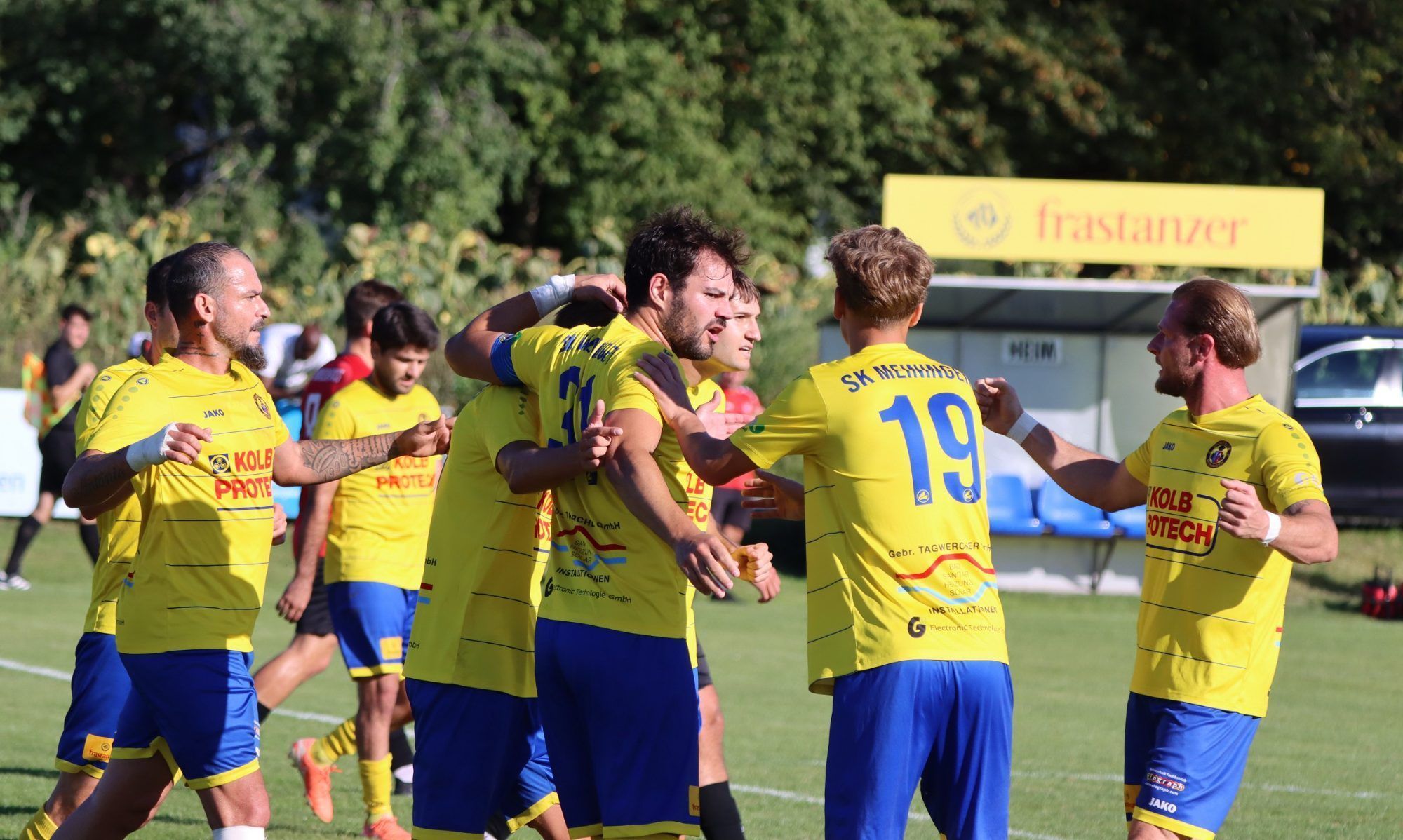 SK Meiningen feiert den ersten Saisonsieg und das beim Nachbarn Brederis. 