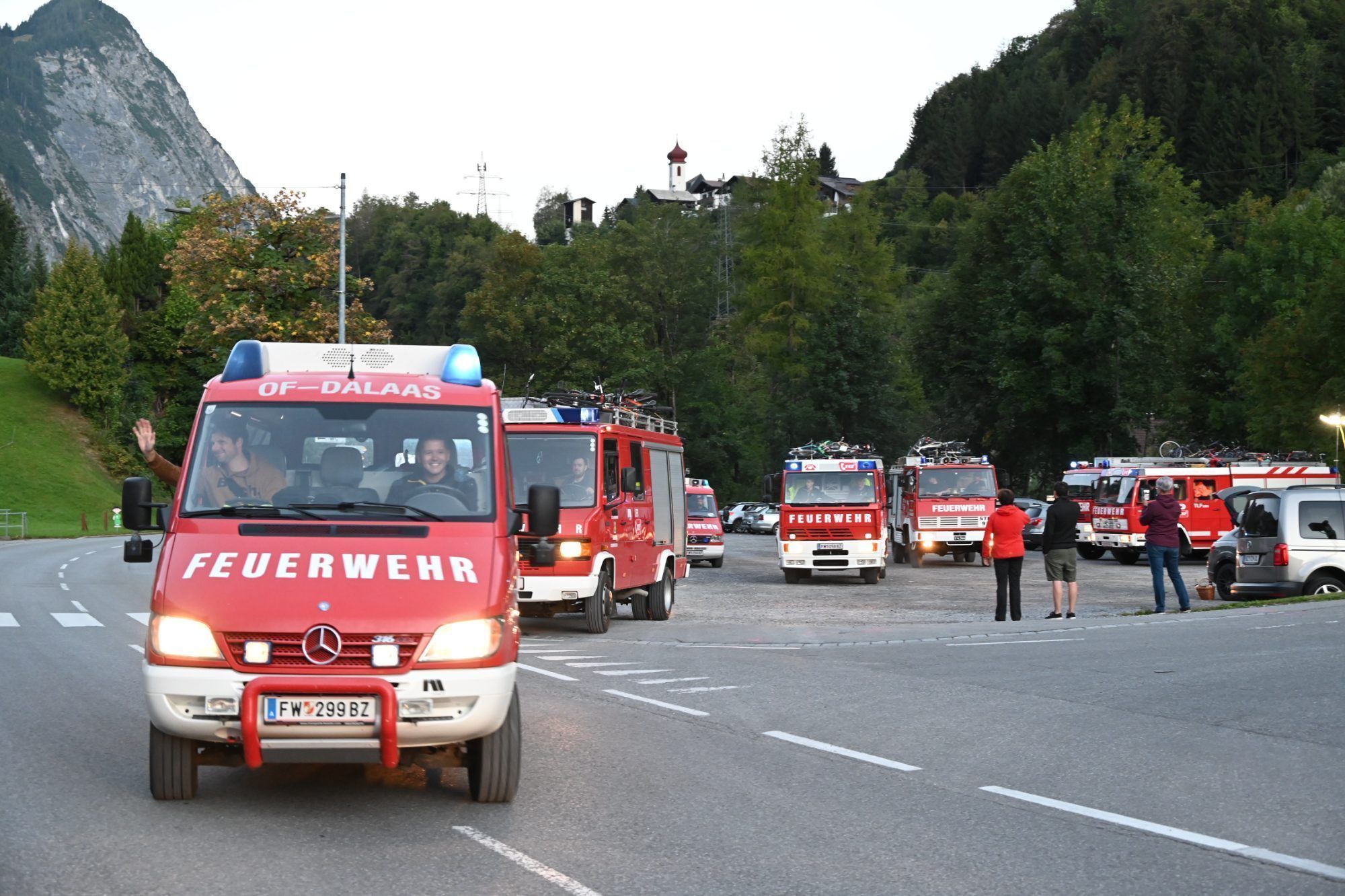 Acht ausrangierte Vorarlberger Feuerwehrfahrzeuge traten die weite Reise nach Moldawien an.