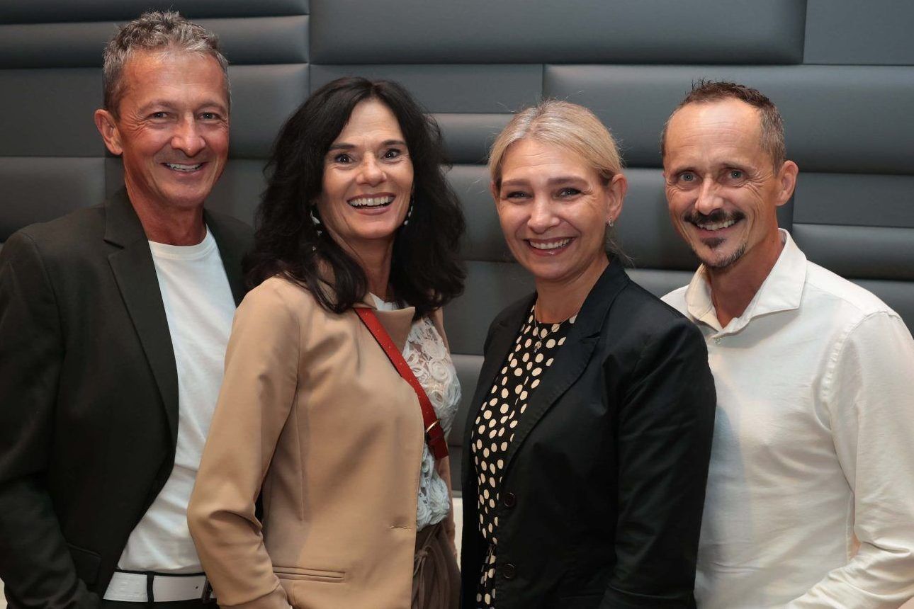 Peter Sanholzer, Christl Marte-Sandholzer, Silvia Sutterlüty und Wolfgang Madlener von der WKV Lehrlingsstelle.