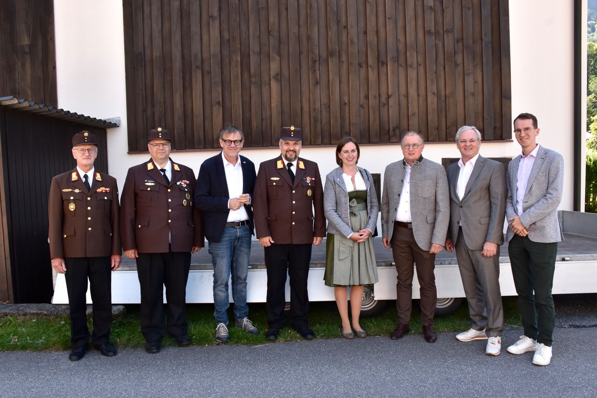 130 Jahre Feuerwehr Lorüns, Zeltfest beim Feuerwehrhaus Lorüns