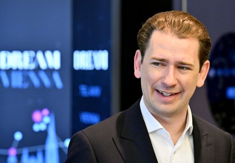 Sebastian Kurz spricht beim Vorarlberger Wirtschaftsforum