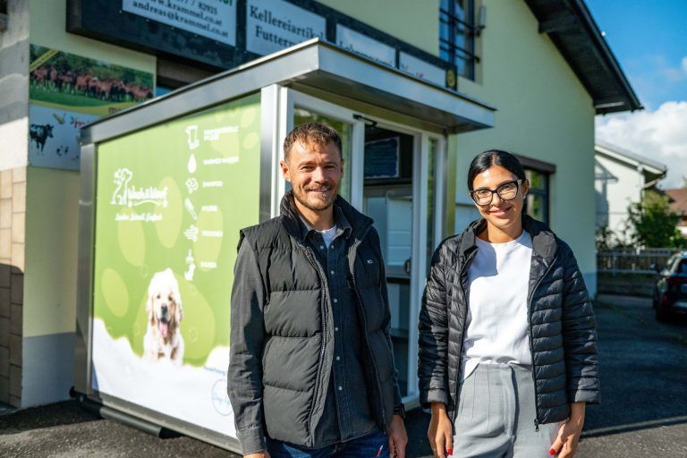 Waschen, spülen, föhnen: Lustenau hat jetzt eine SB-Waschanlage für Hunde