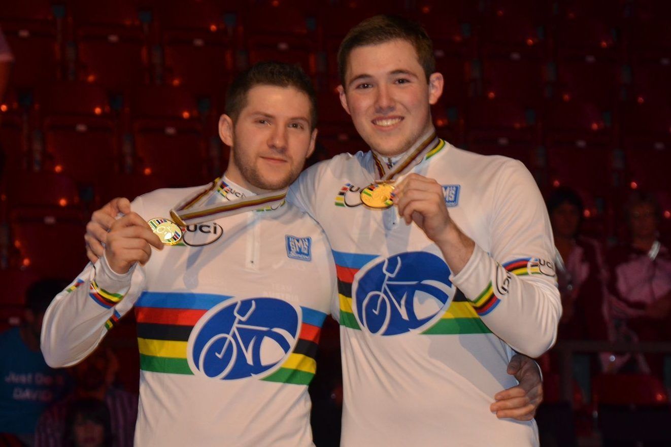 Sport Hallenrad Markus Bröll Patrick Schnetzer Höchst Radball