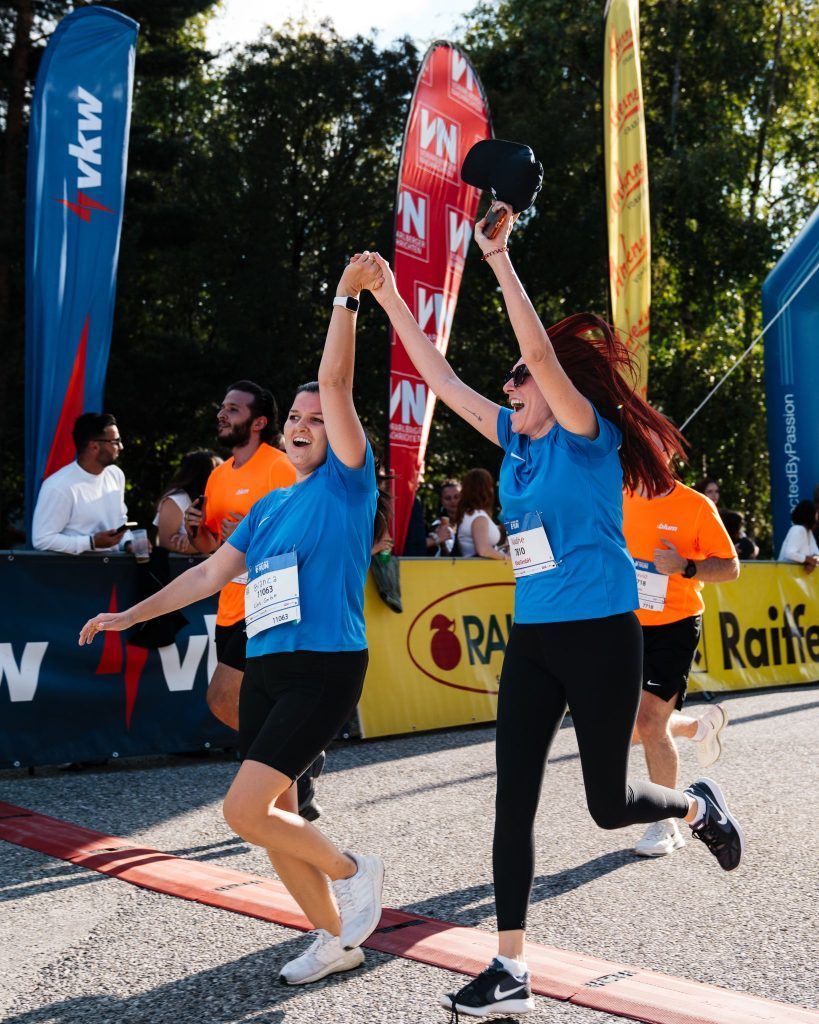 5 Kilometer, Teampower und eine große Party