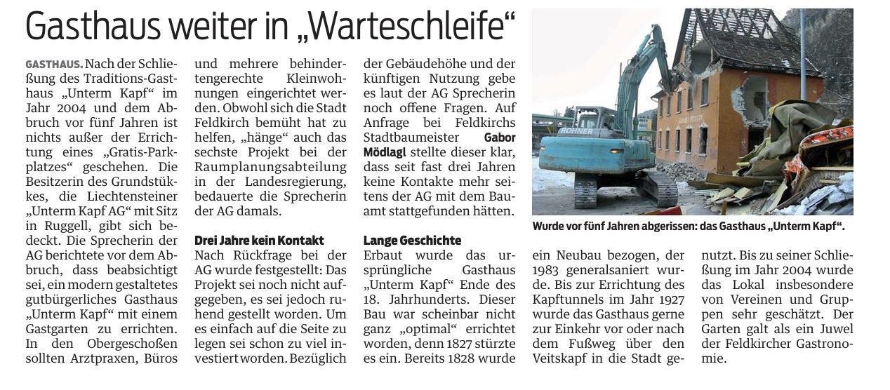 Der Kapfturm kommt – und soll mehr werden als ein Hotel