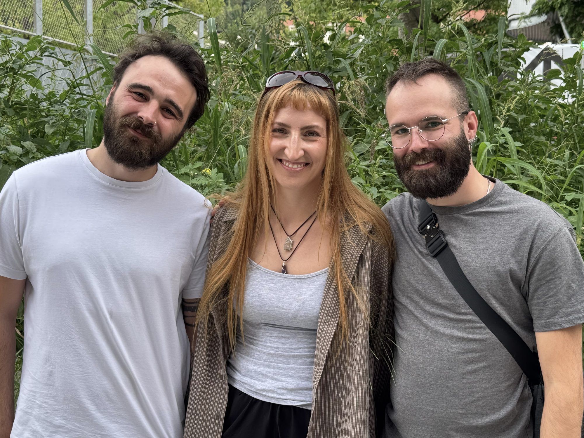 Sascha, Mia und Adrian von der Band Junipa Gold.