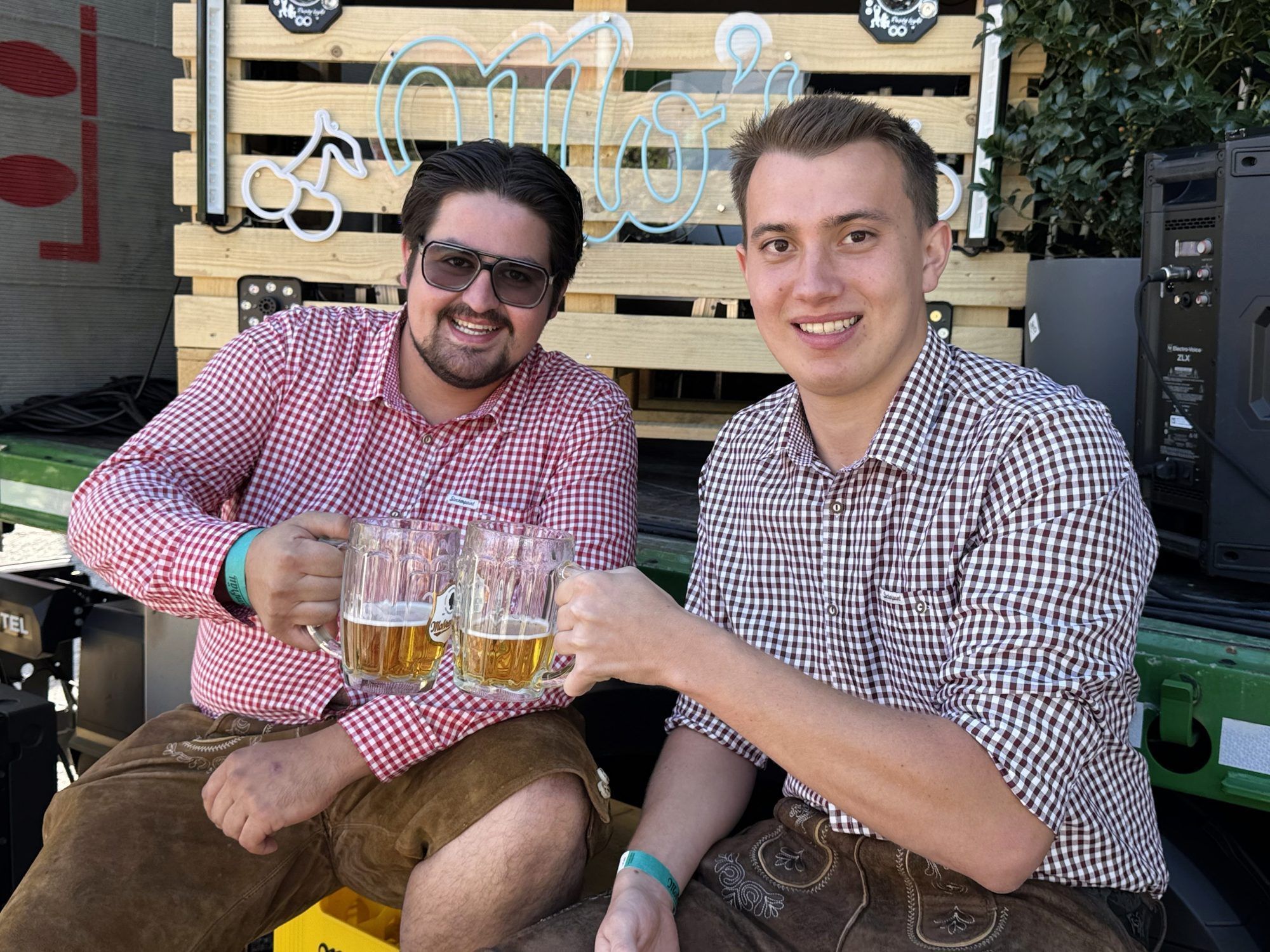 Joel Staudacher und Elias Rimmele (Hittisouer Alpa Kracher).