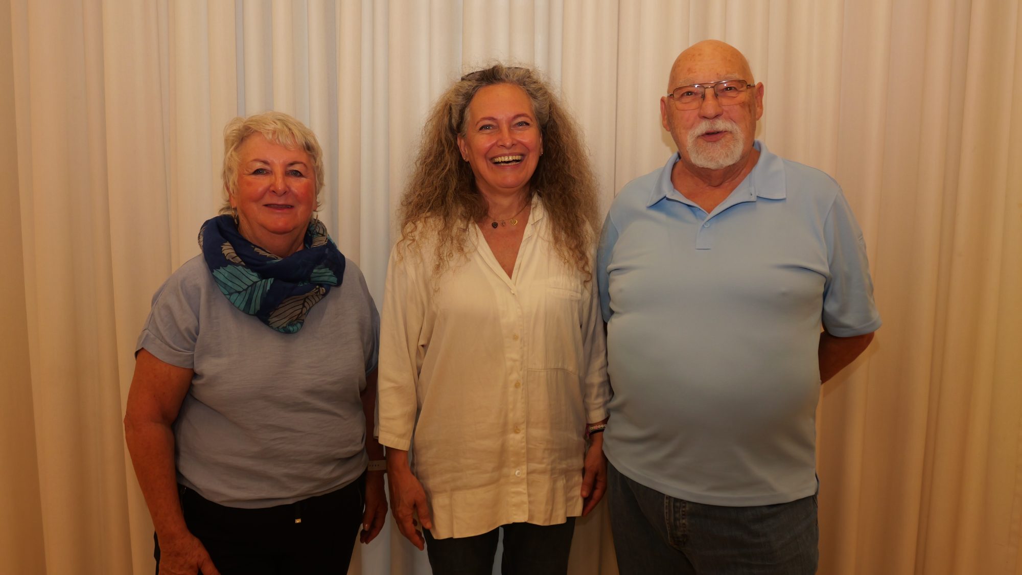 Eva Maria Dörn, Sabine Grohs und Gerhard Montibeller stehen hinter der Organisation des Events.