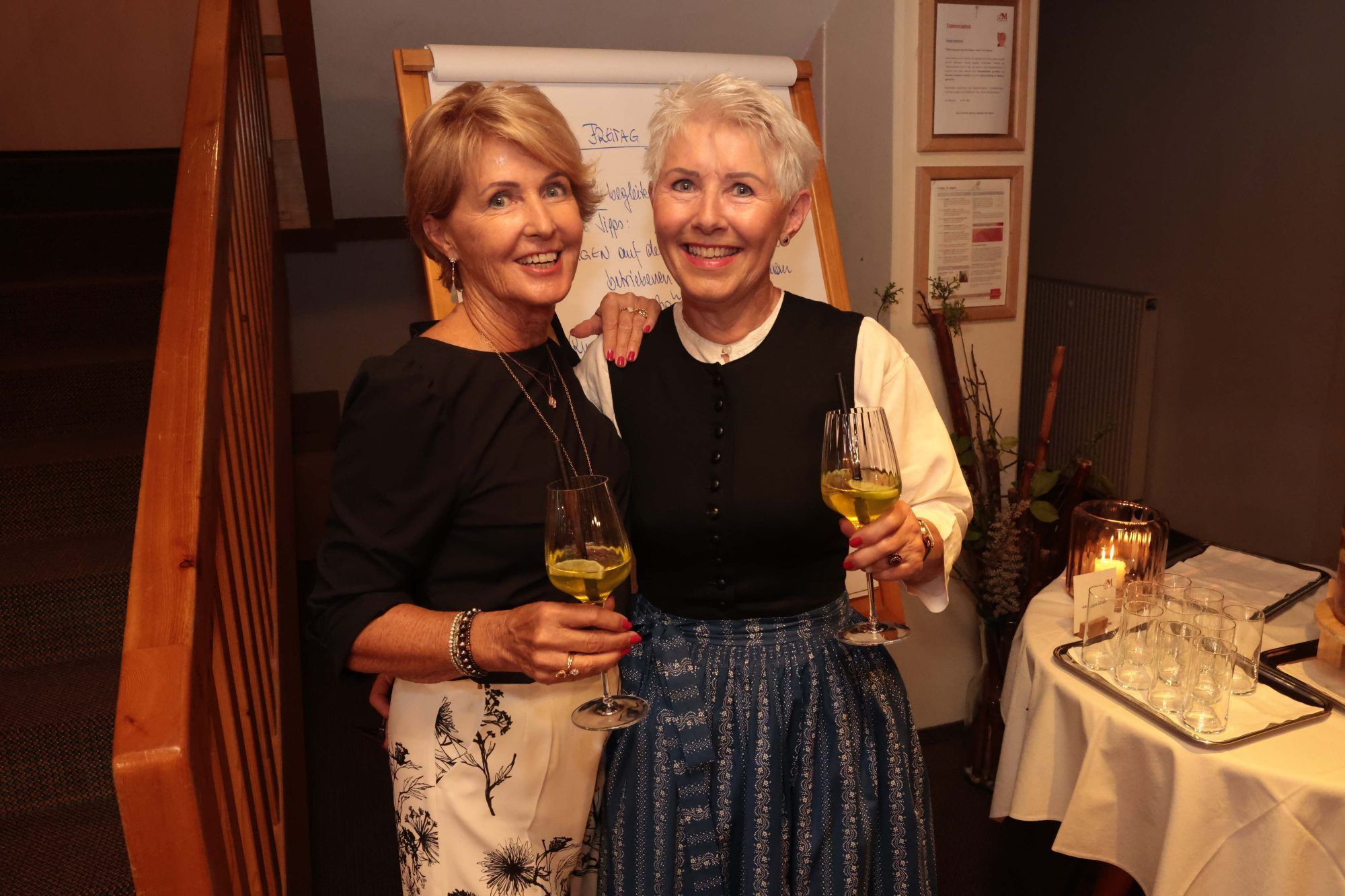 Freundinnen Annemarie Häusler und Ingrid Fritz.