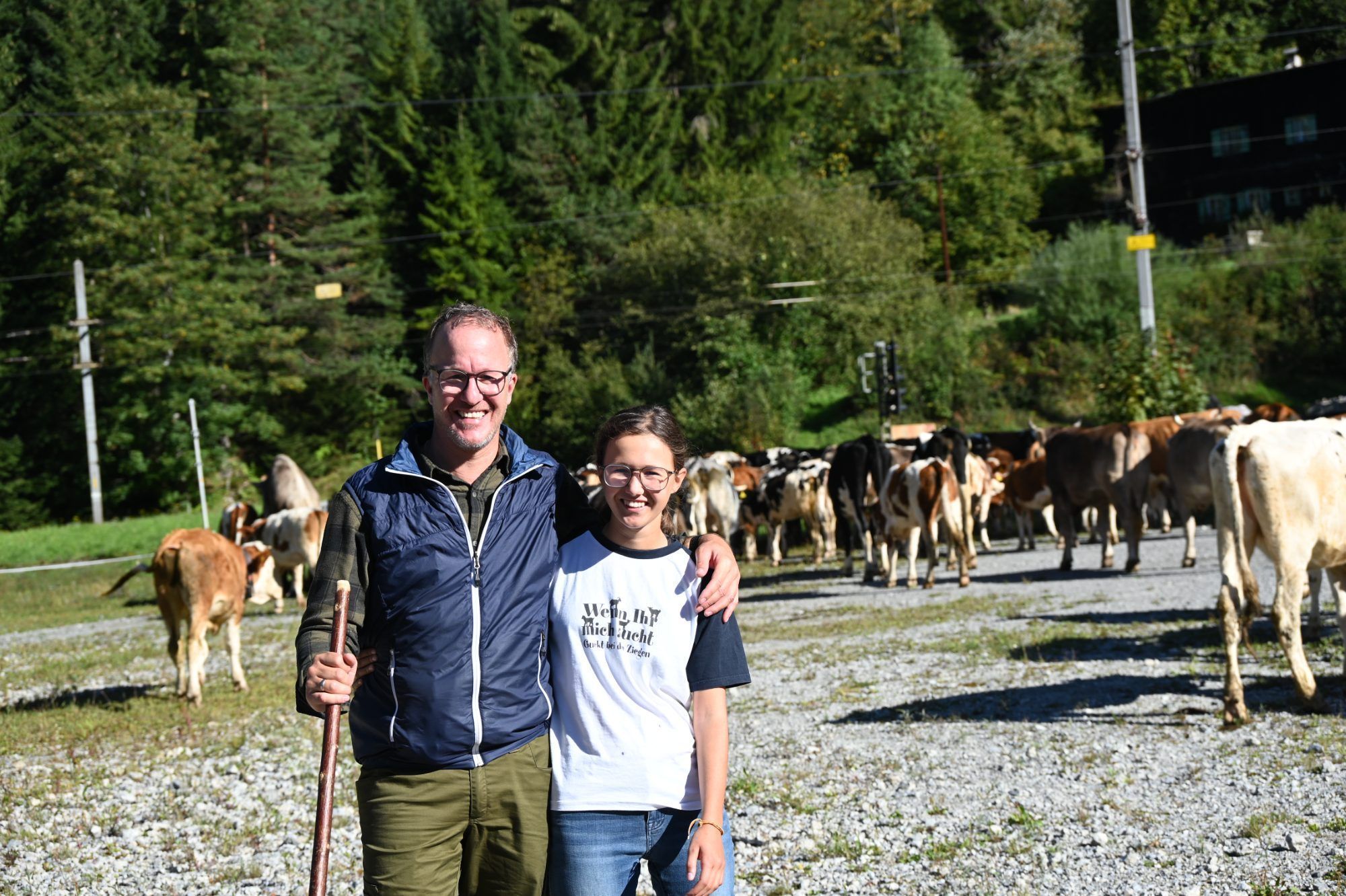 Alpabtrieb im Klostertal