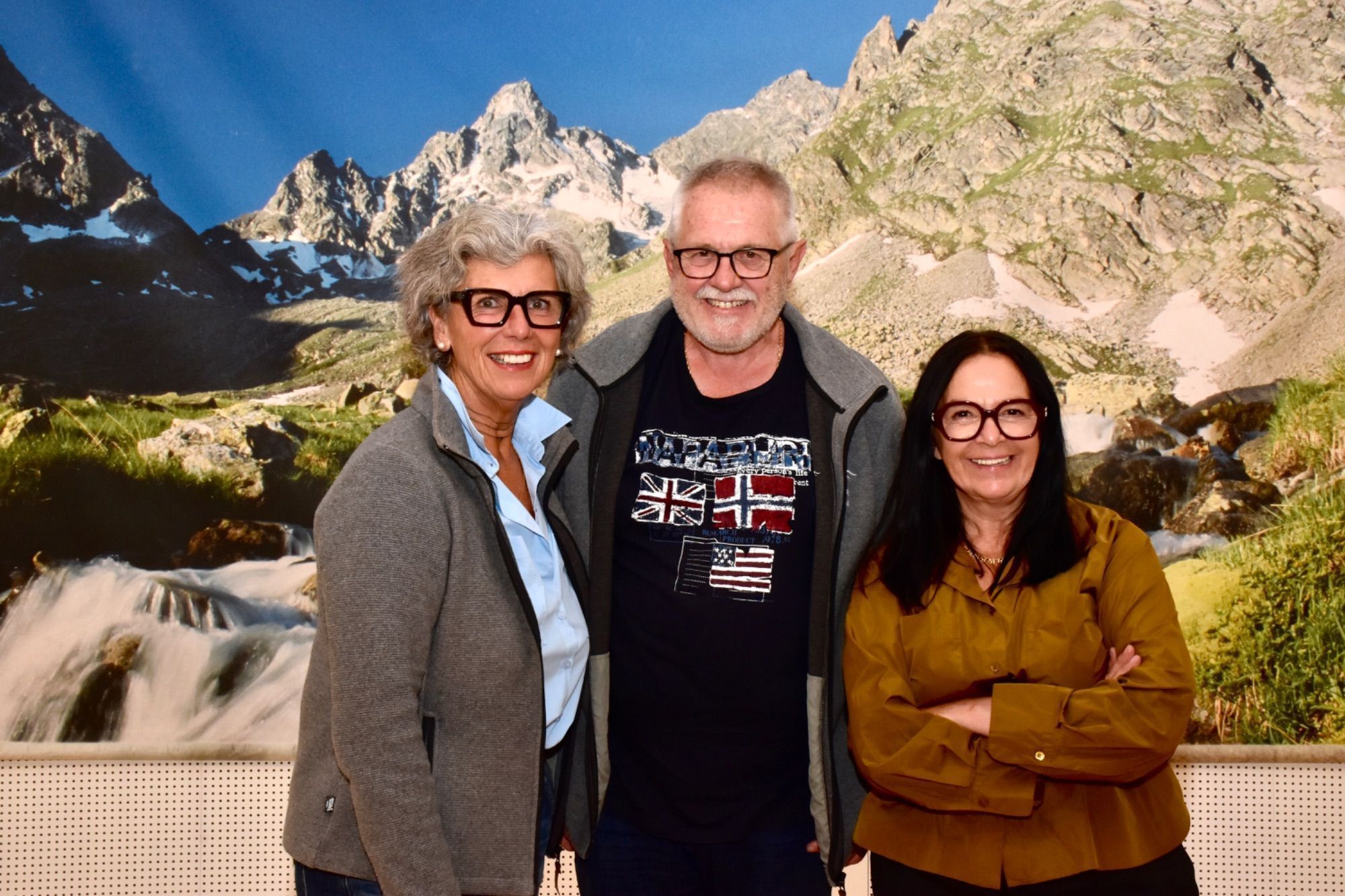 Manuela und Heinz Kogoj sowie Walburga Schneeweiss, die 