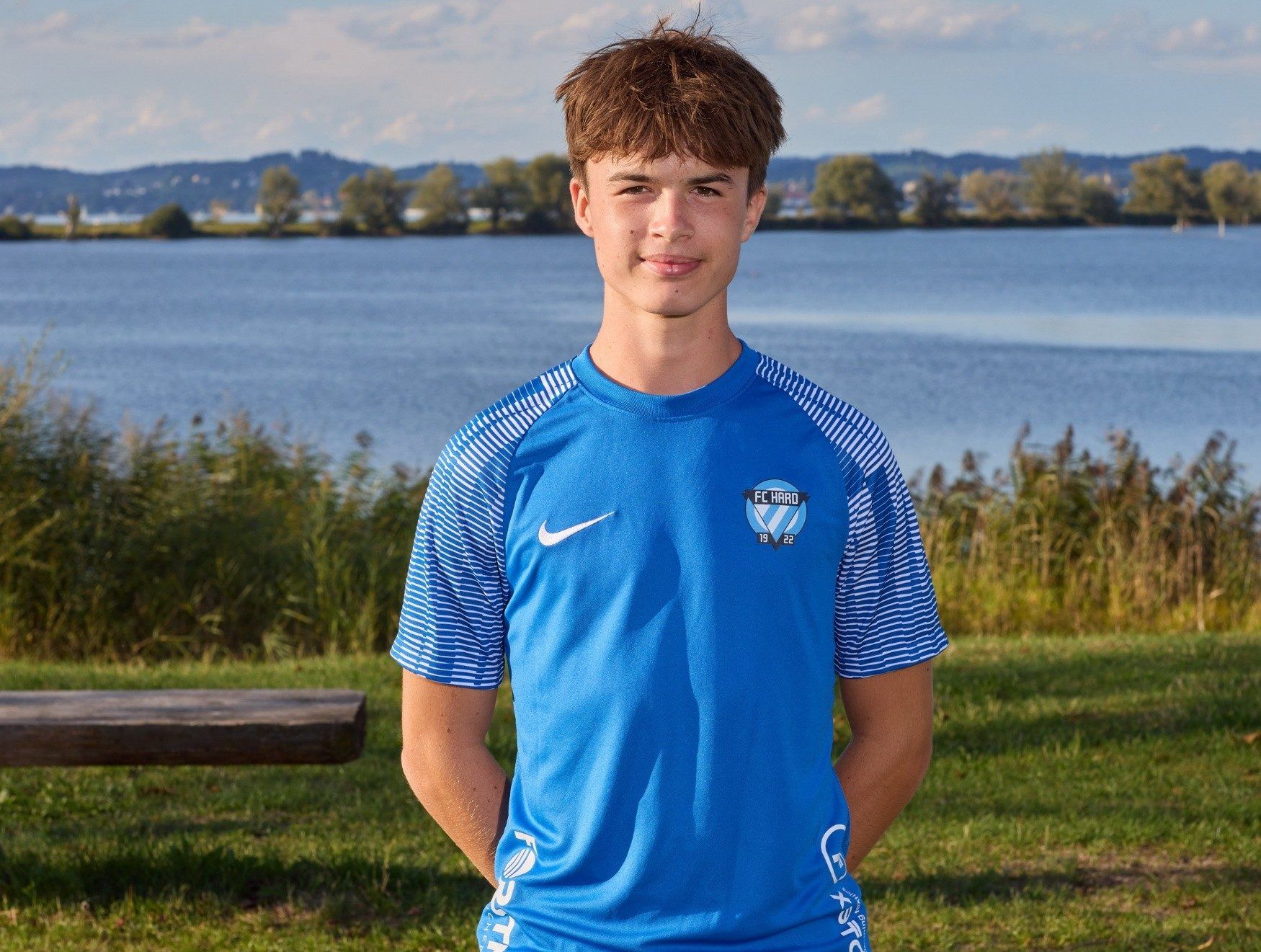 Hard Spieler Leandro Mistura ist erst 16 Jahre jung und spielt im Eins. Verein FC Hard