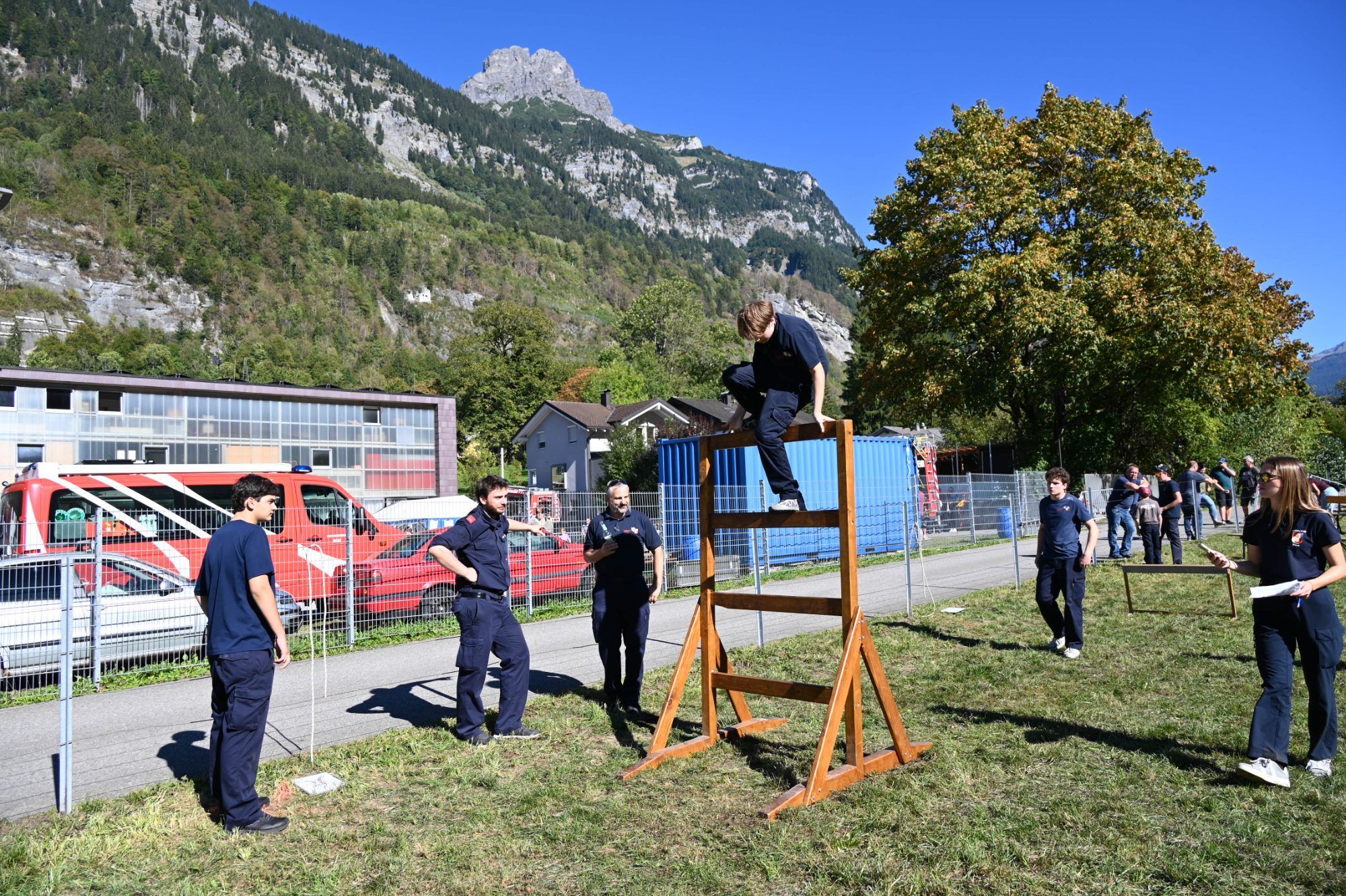 Kinder- und Jugendnachmittag beim Feuerwehrhaus.