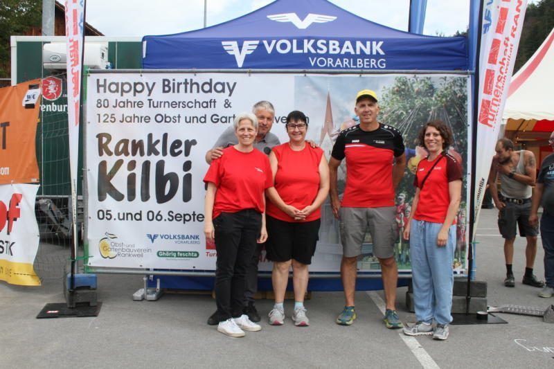 Zwei Jubilare die Turnerschaft Rankweil und der OGV feierten mit vielen Vereine und Firmen. VN-TK/13
