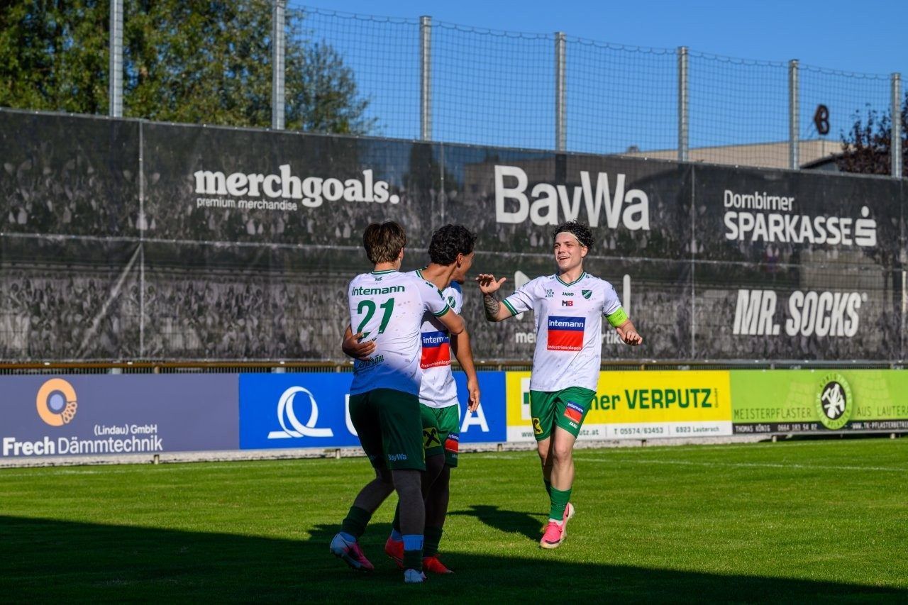 Szenen von Lauterach gegen Reichenau. VN/13