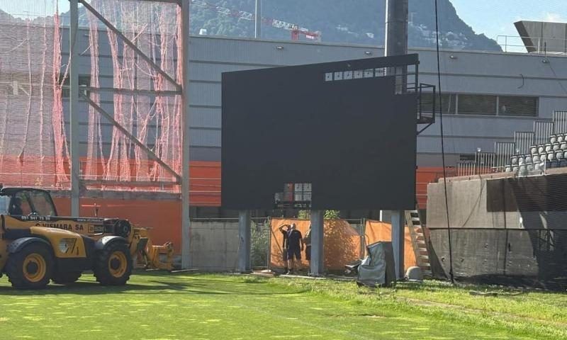 Neue Videowall im Stadion Herrenried. VN-TK/11, Rest Privat/16
