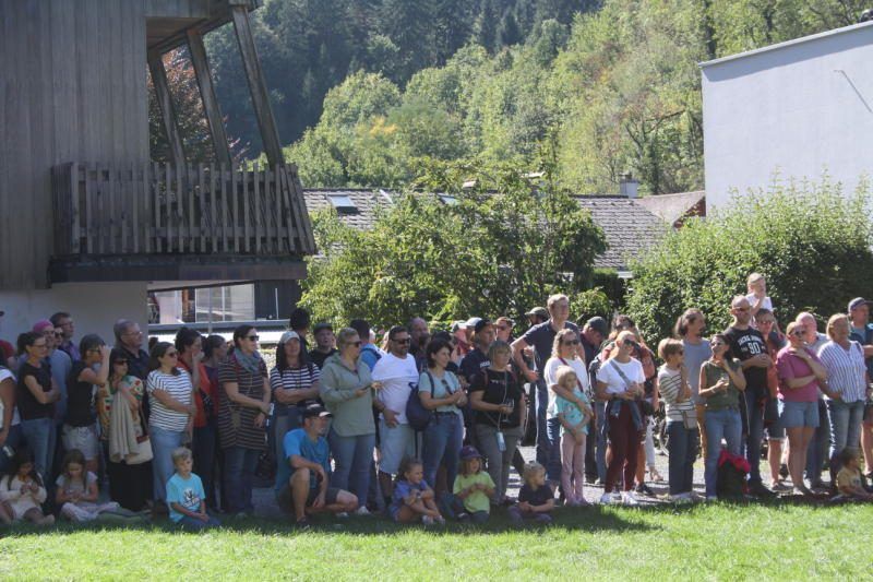 Megaspektakel bei der Pfadfindergruppe Rankweil zum Start. VN-TK/19