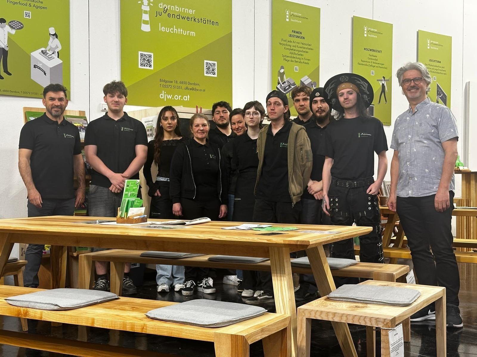 Die Dornbirner Jugendwerkstätten geben bei der Herbstmesse Einblick in ihre vielseitige Arbeit.
