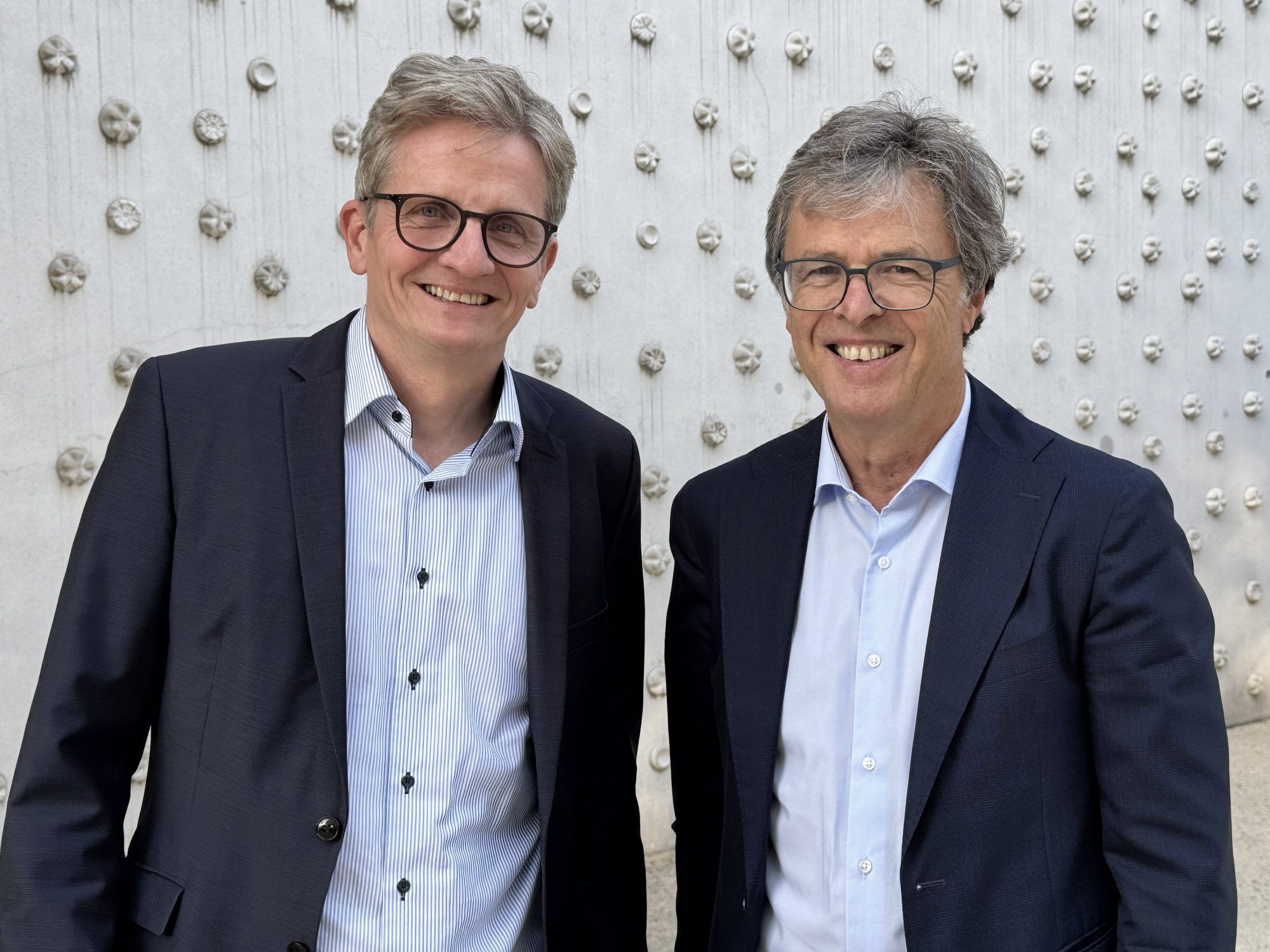 Klaus Diem (Hypo Vorarlberg) und Rechtsanwalt Wolfgang Hirsch.