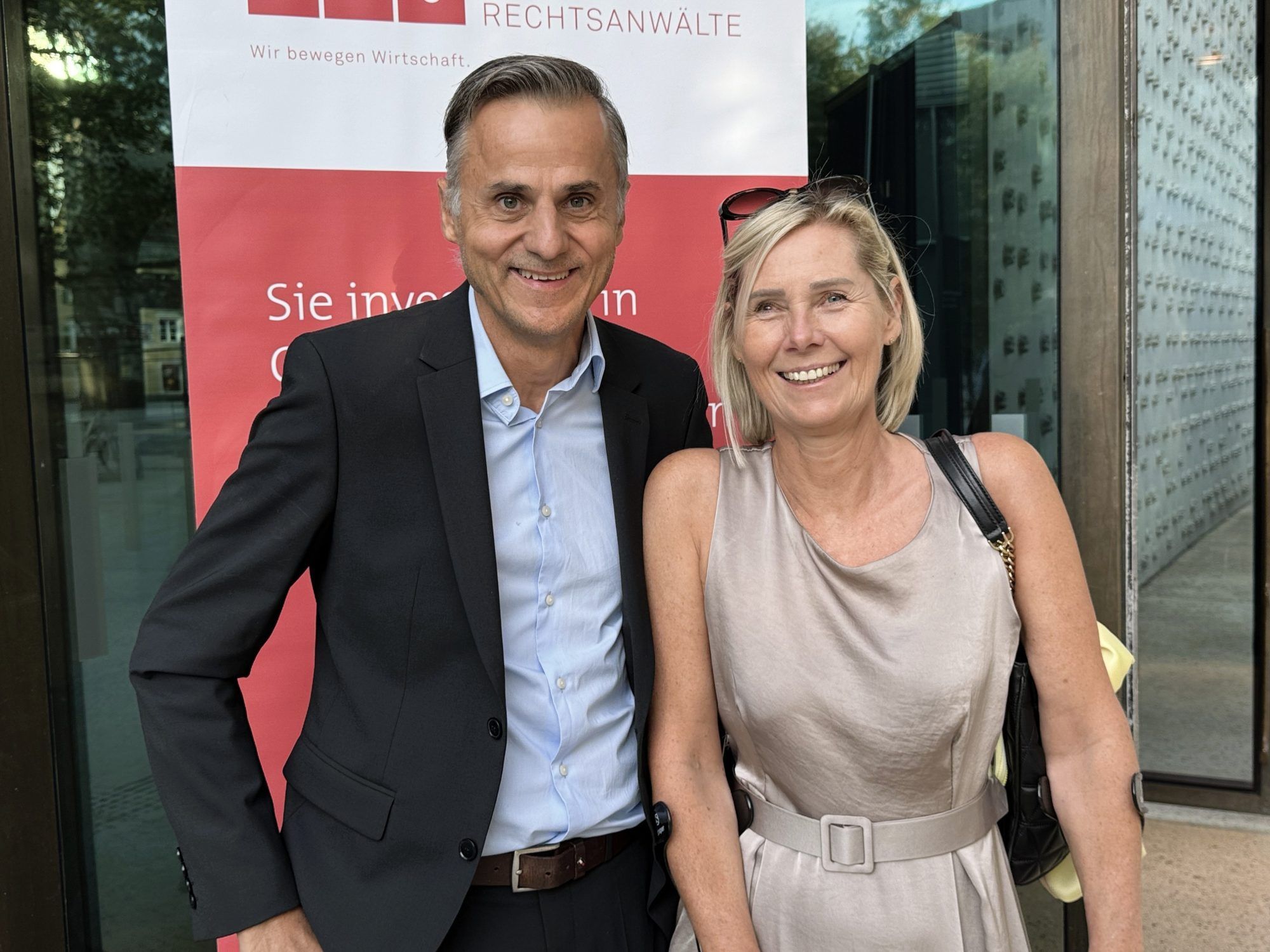 Unter den Gästen: Bernhard und Carmen Bischof.