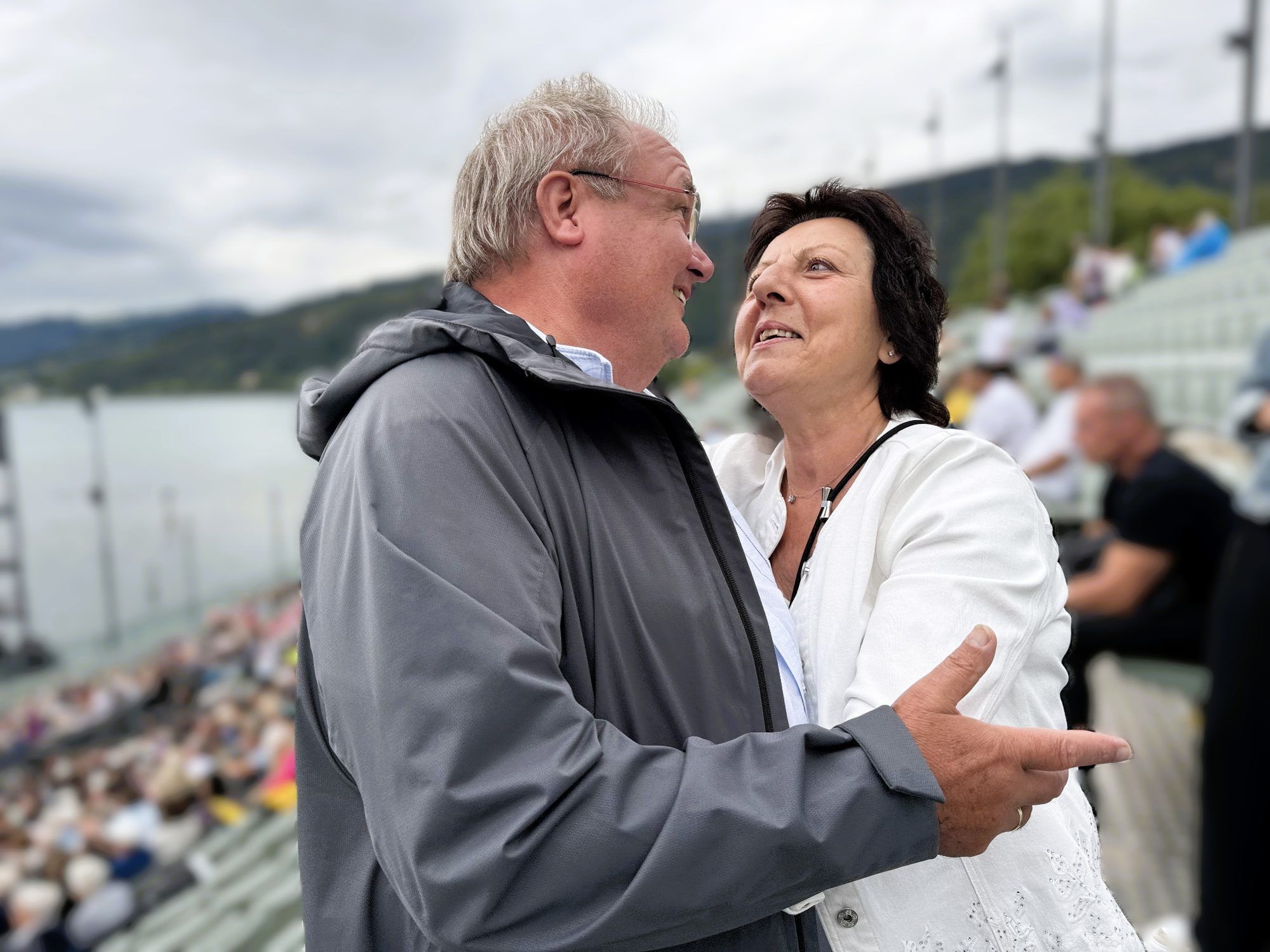Petra und Christian tanzten mit.