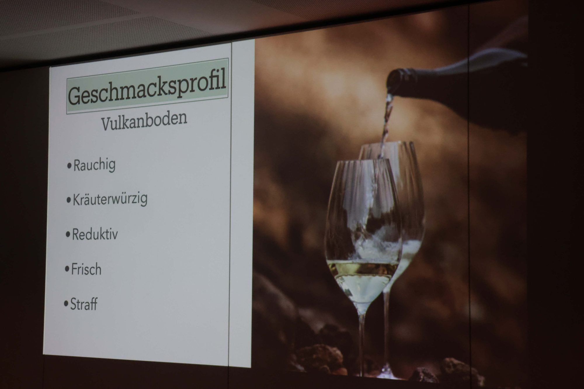 Eidnrücke vom sehr interessanten, informativen und aromenreichen Abend