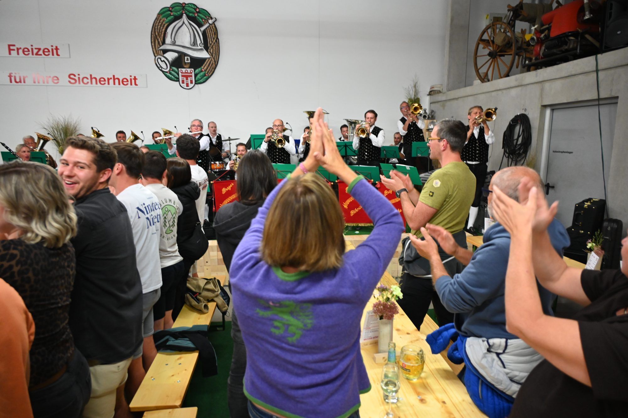 Für beste Stimmung sorgten die Brazer Böhmischen.