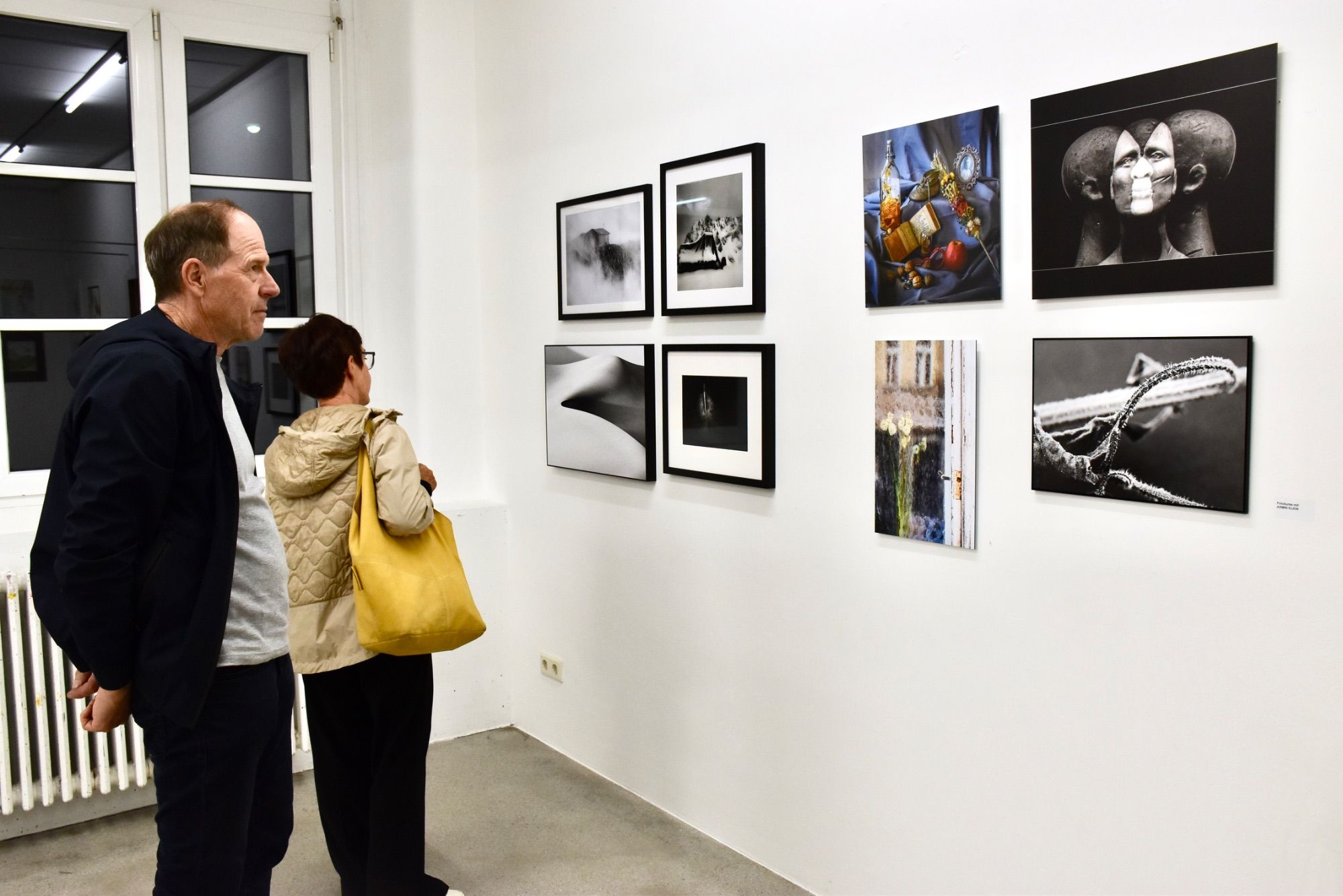 Rainer Schlatter und Kornelia Schlatter-Wittwer in der neuen Ausstellung im KFM.