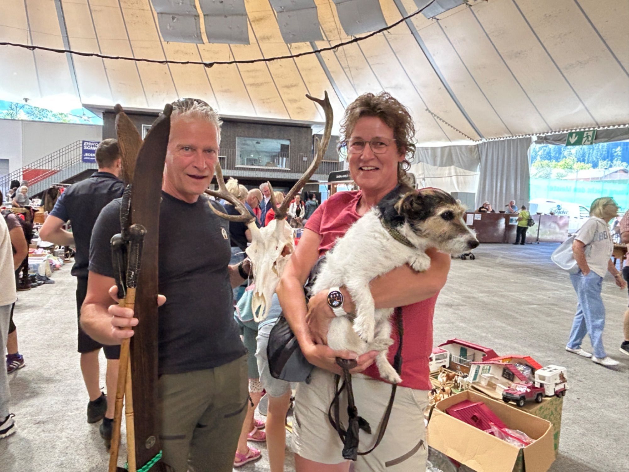 Impressionen vom Flohmarkt im Aktivpark