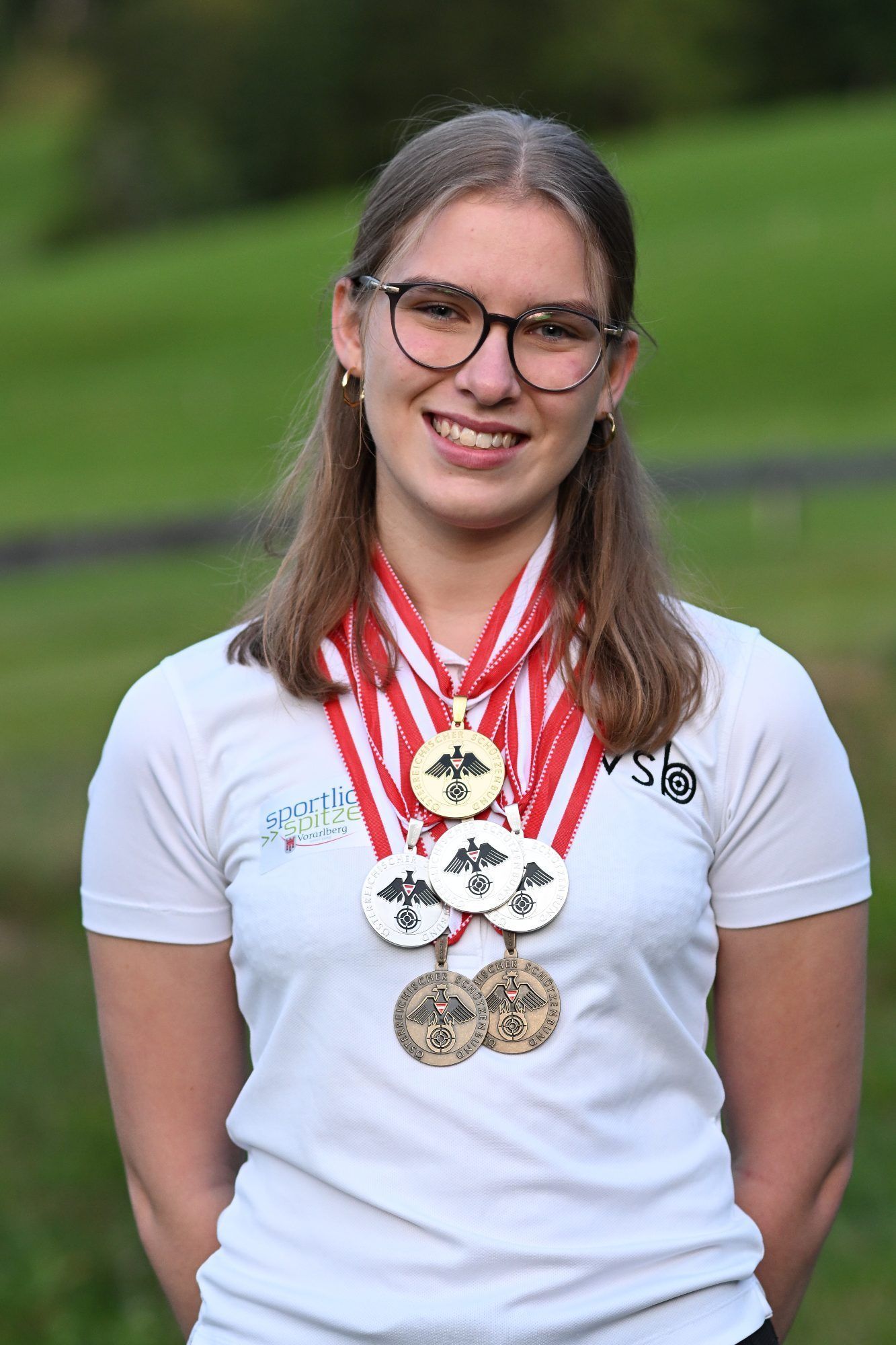 Joana Metzler (USG Andelsbuch) mit sechs Medaillien