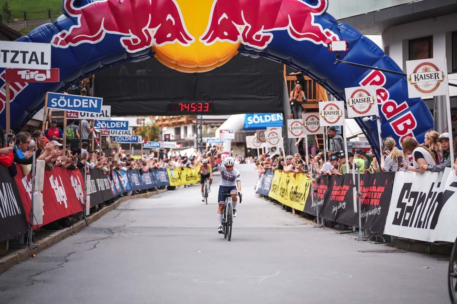 Melanie Geiger fuhr beim Ötztaler Radmarathon auf das Podest. PRIVAT
