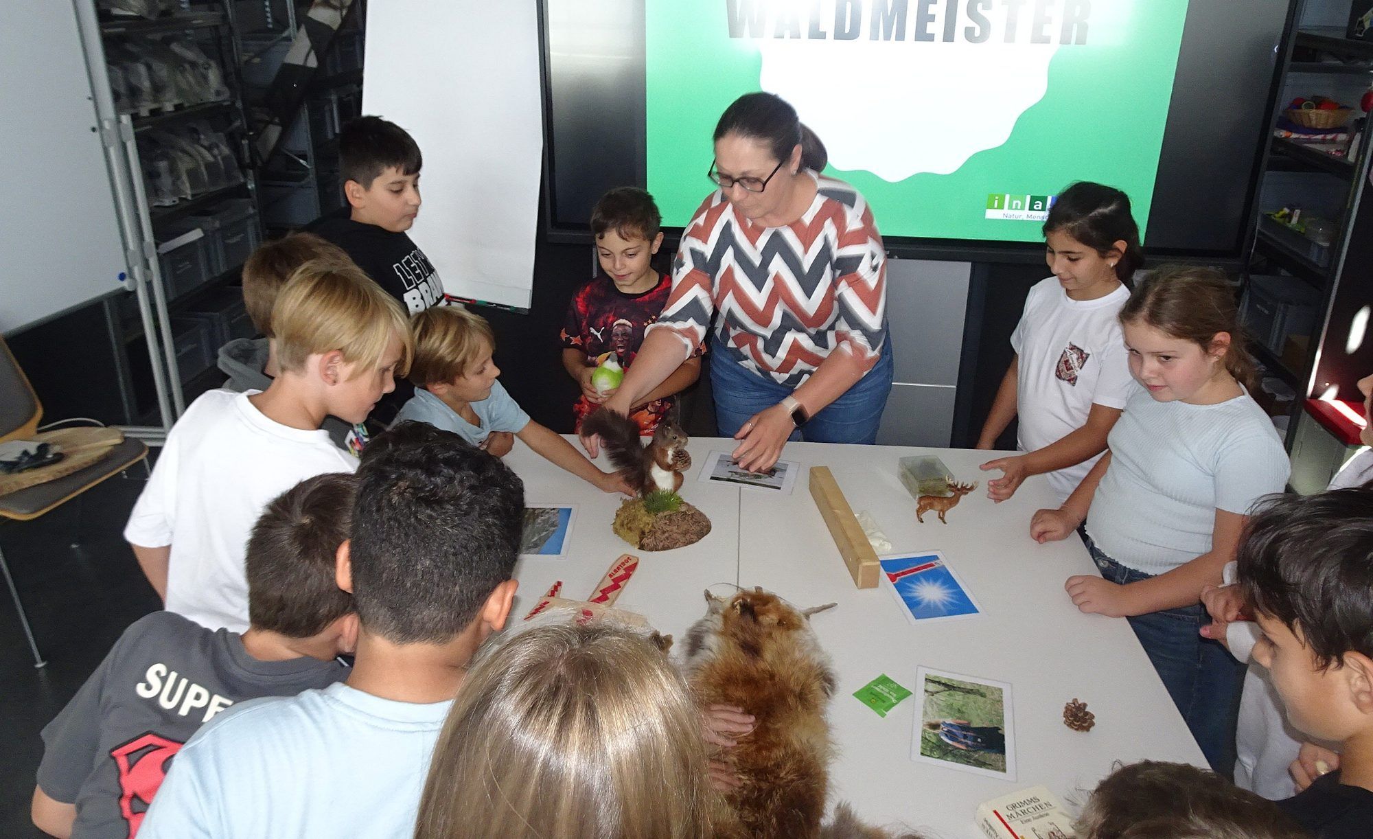 Der Waldmeister-Workshop in der inatura sorgte für Begeisterung bei den Drittklässlern.  
