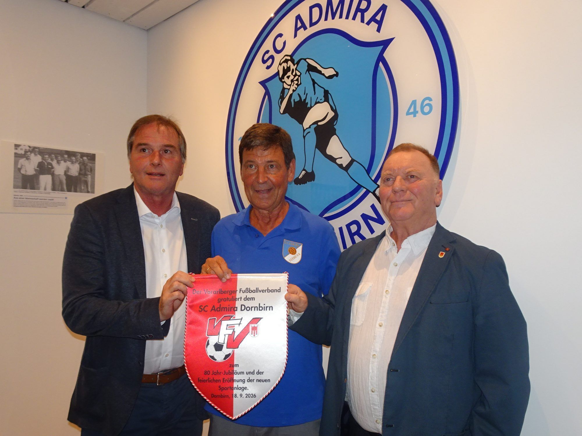Viel Lob gab es für den SC Admira Dornbirn auch von den Vertretern des VFV für die vorbildliche Vereinsarbeit.