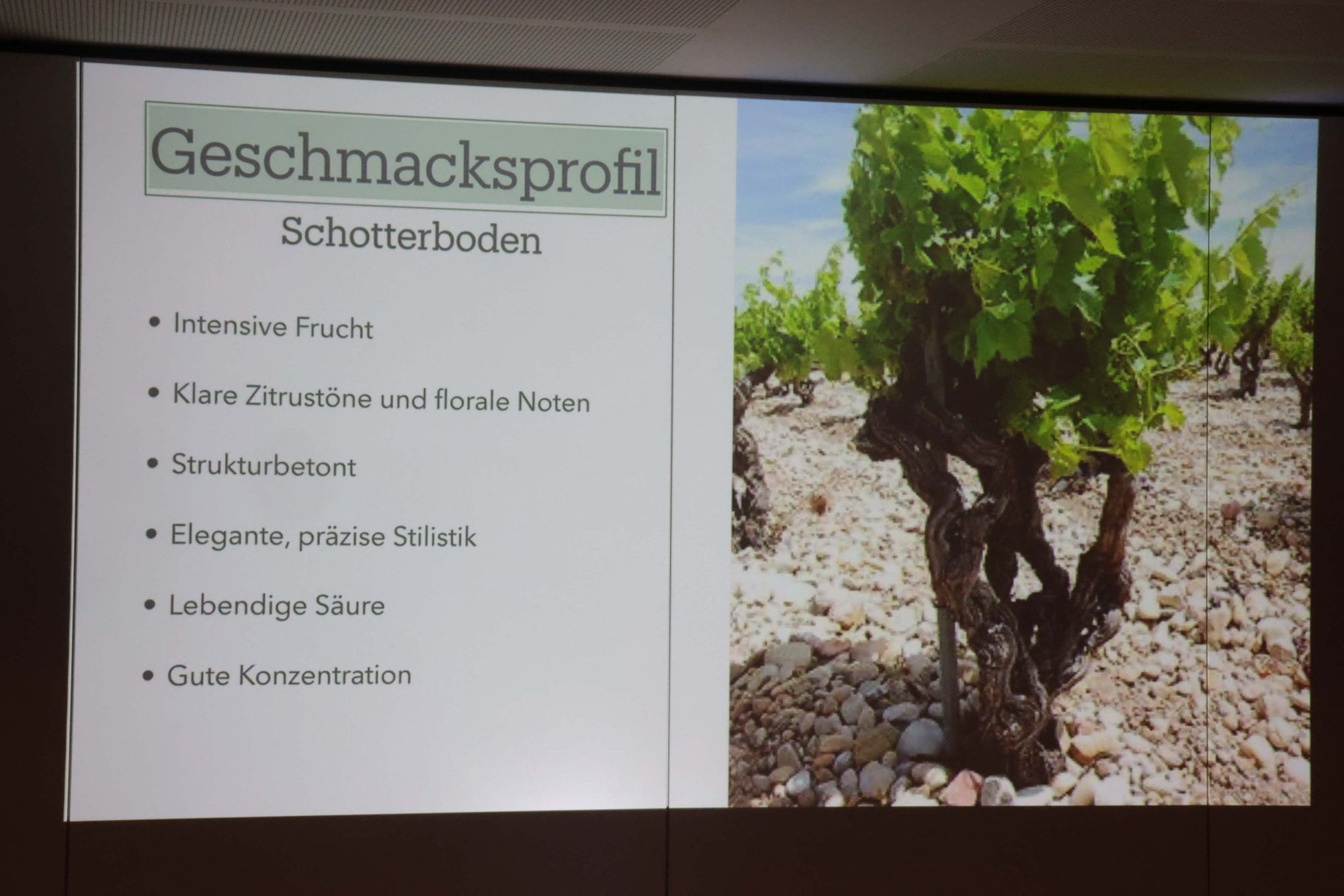 Eidnrücke vom sehr interessanten, informativen und aromenreichen Abend
