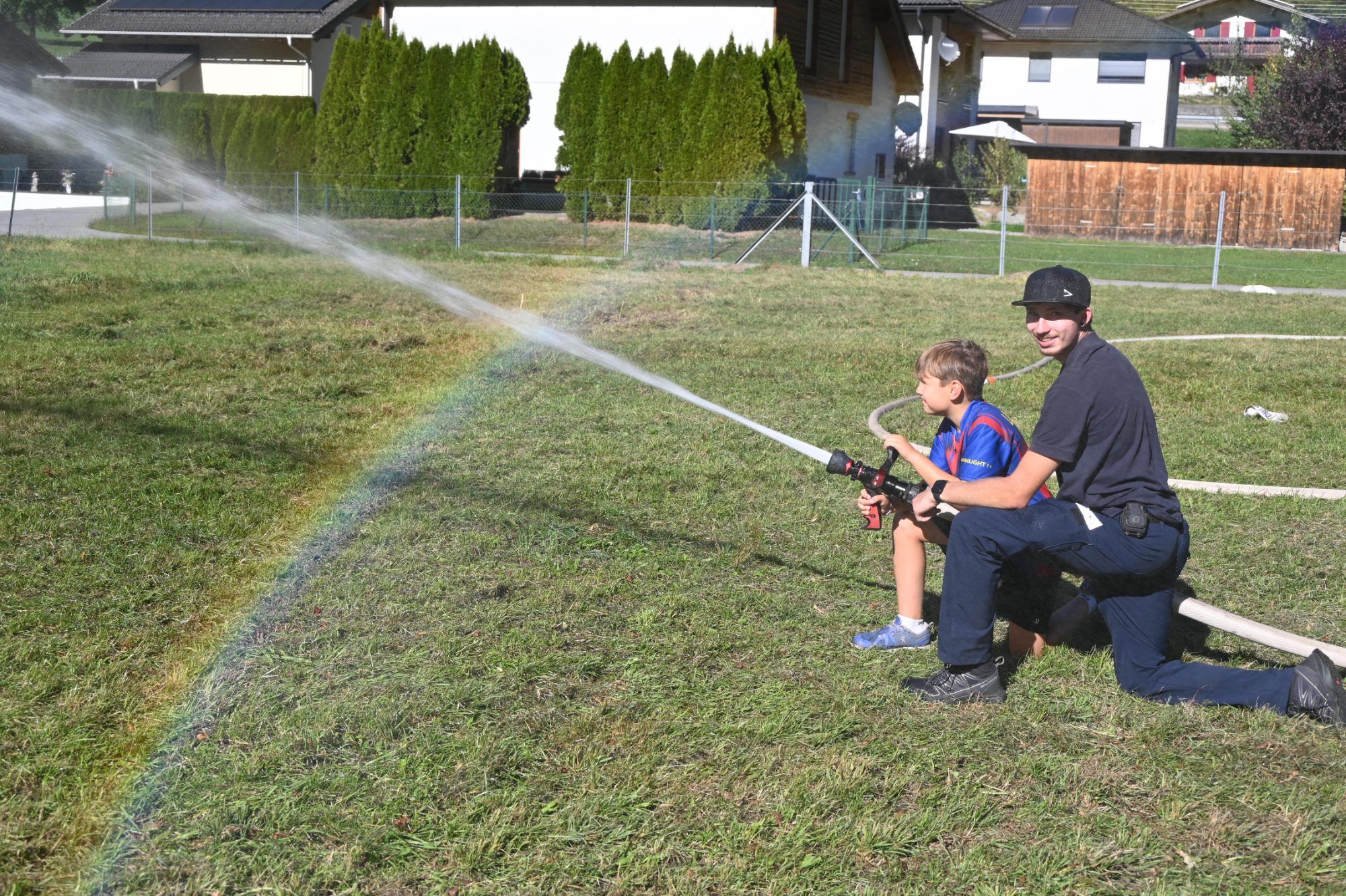 Kinder- und Jugendnachmittag beim Feuerwehrhaus.