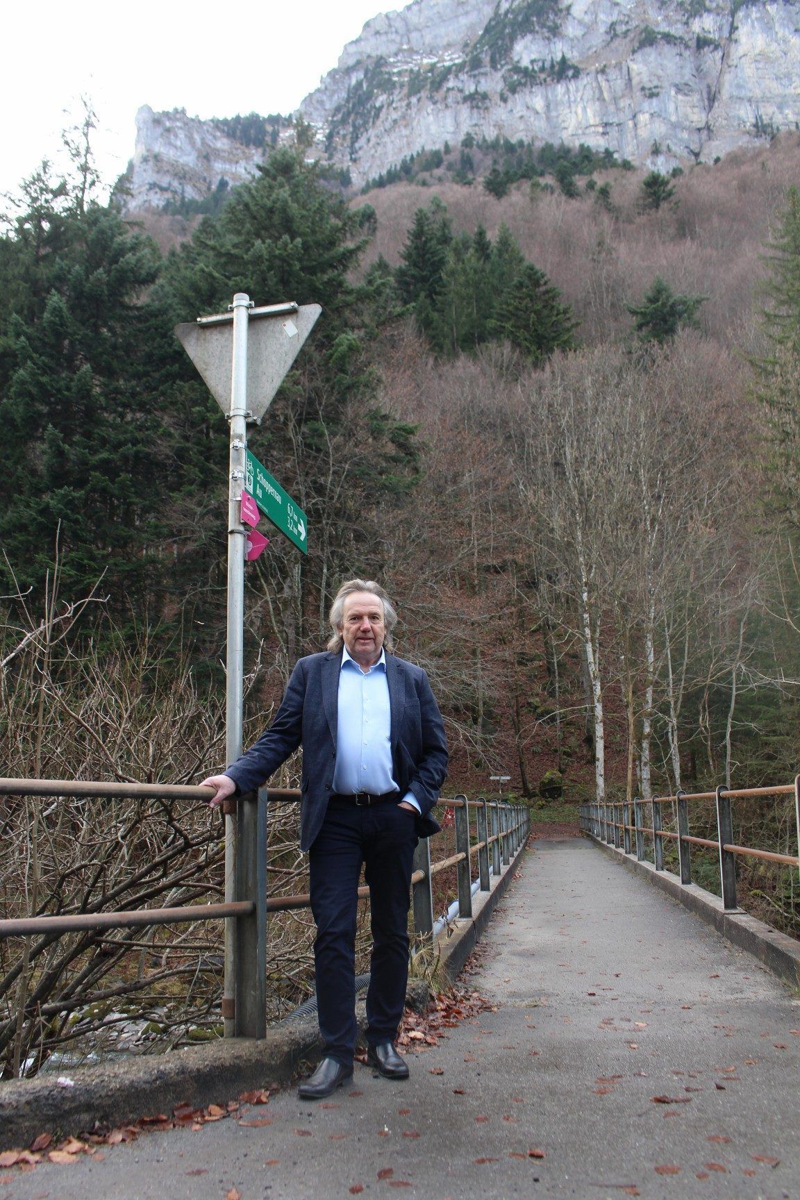 In einem weiteren Bauabschnitt soll im Spätwinter 2027/28 auch die alte Achbrücke beim Westportal erneuert werden.