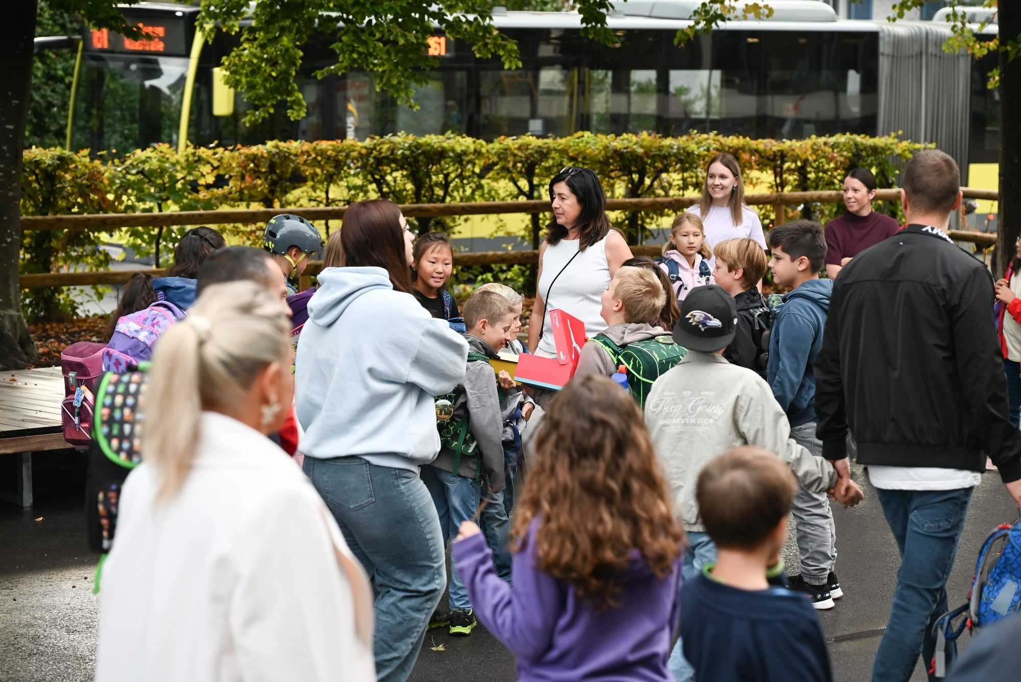 Erster Schultag am neuen Campus geglückt
