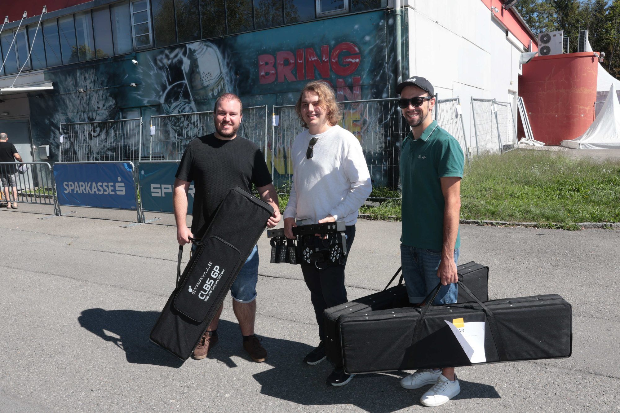 Lucas Kneissl, Abraham Nachbaur und Clemens Marte von
