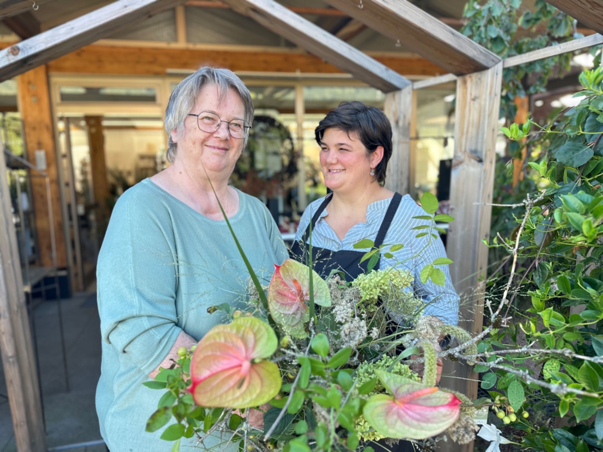 Maria und Kerstin Öhninger laden zur Jubiläumsausstellung am 19. September.