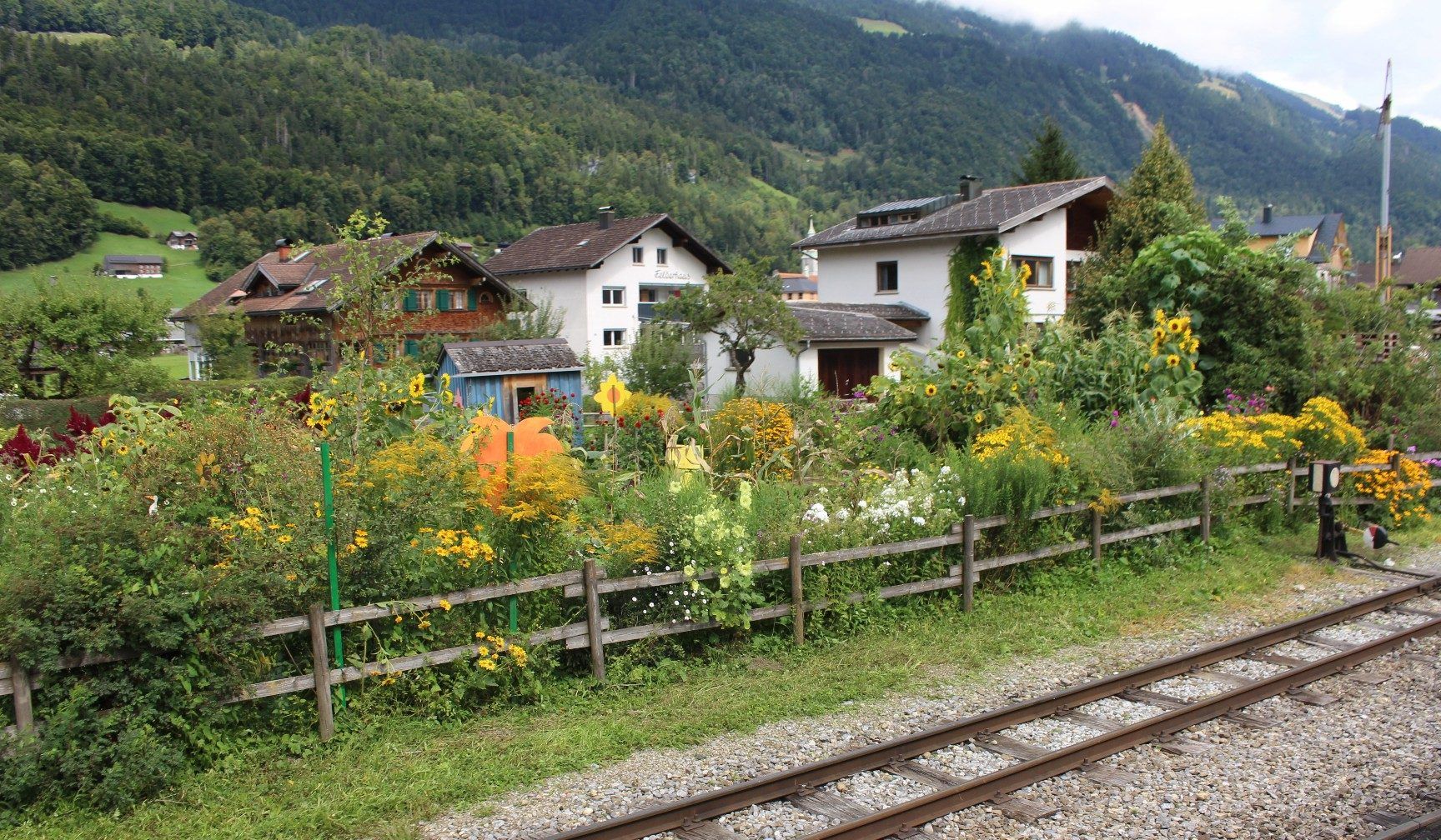 Der Schulgarten im Bahnhofsgelände wurde schon 2014 eingerichtet.
